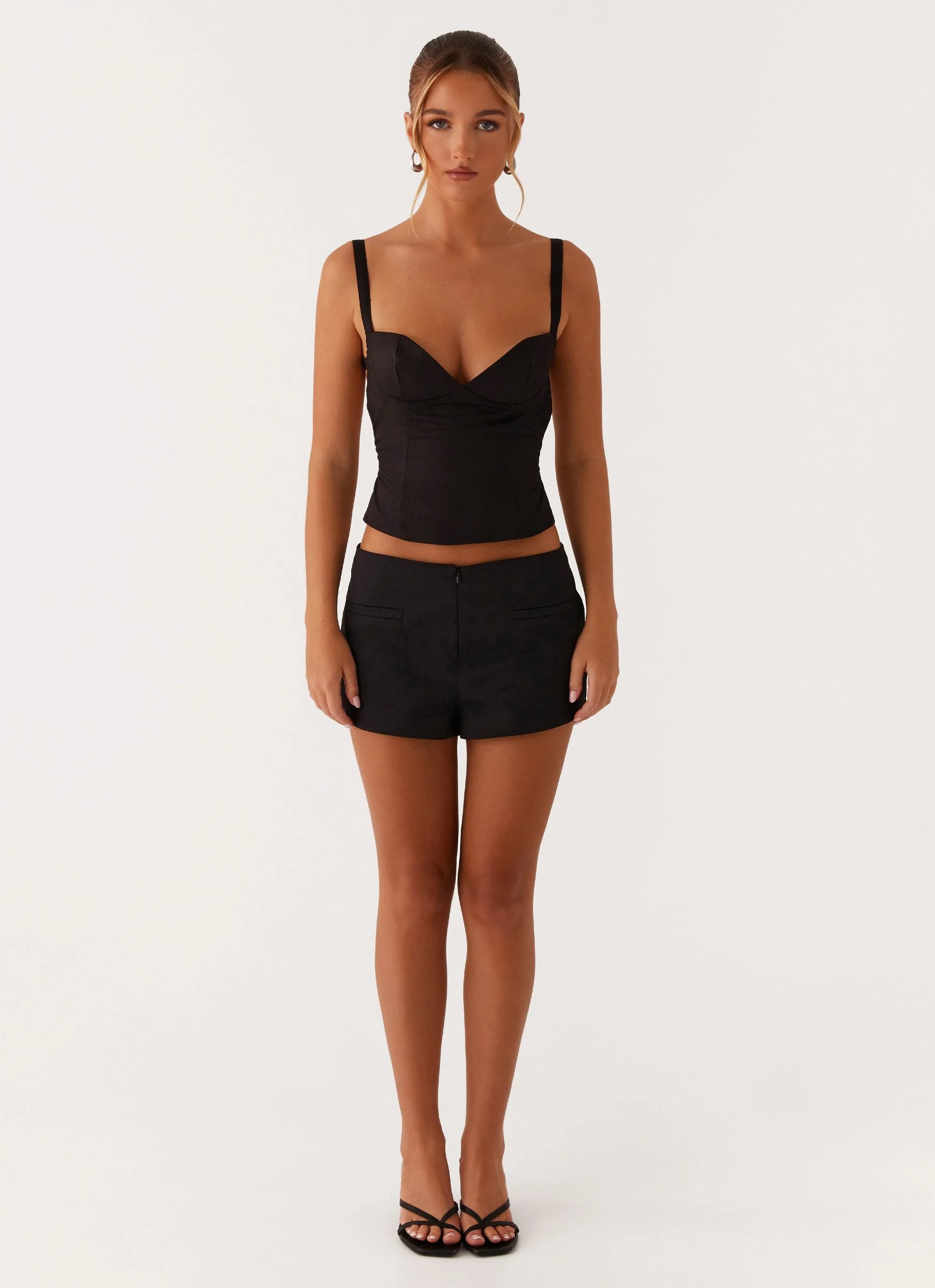 Breath Flex Stretch Fit Nia Micro Short - Black