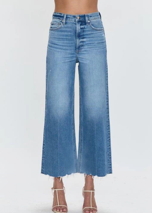 Work Meeting Trendy Modern Minimalist Pistola Lana HR Wide Leg