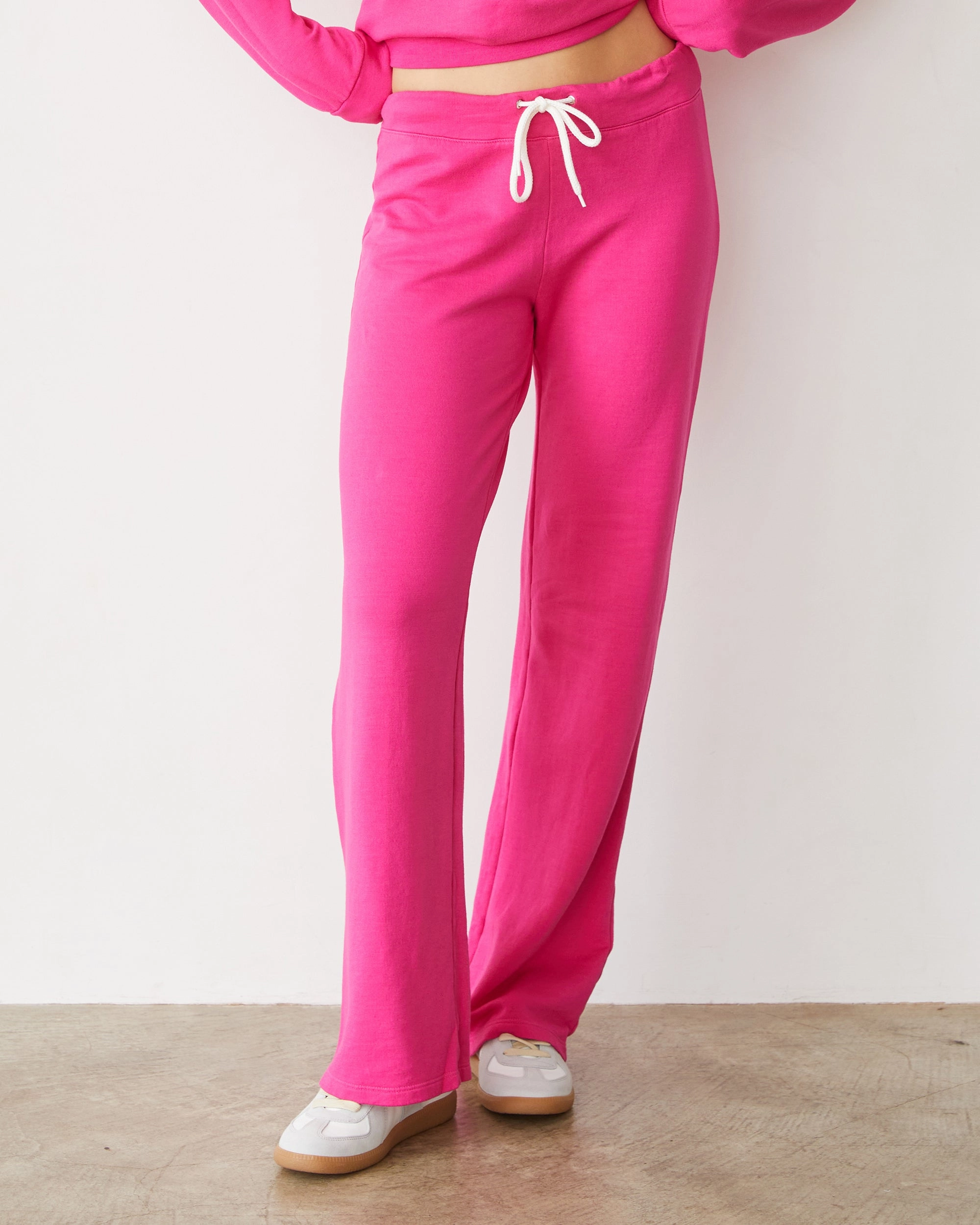 Softfleece Straight Leg Vintage Sweat Recycled Polyester Blend Sport Comfort