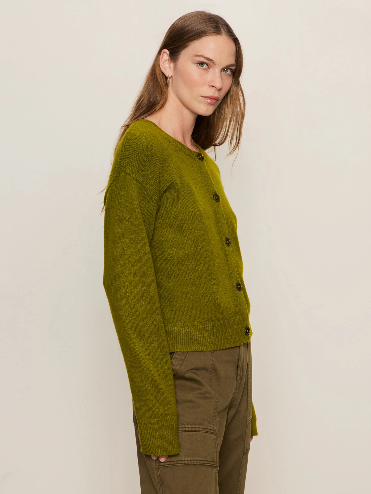 Must-Have Cardi Martini Olive Minimal Casual Style Sweater Care Guide