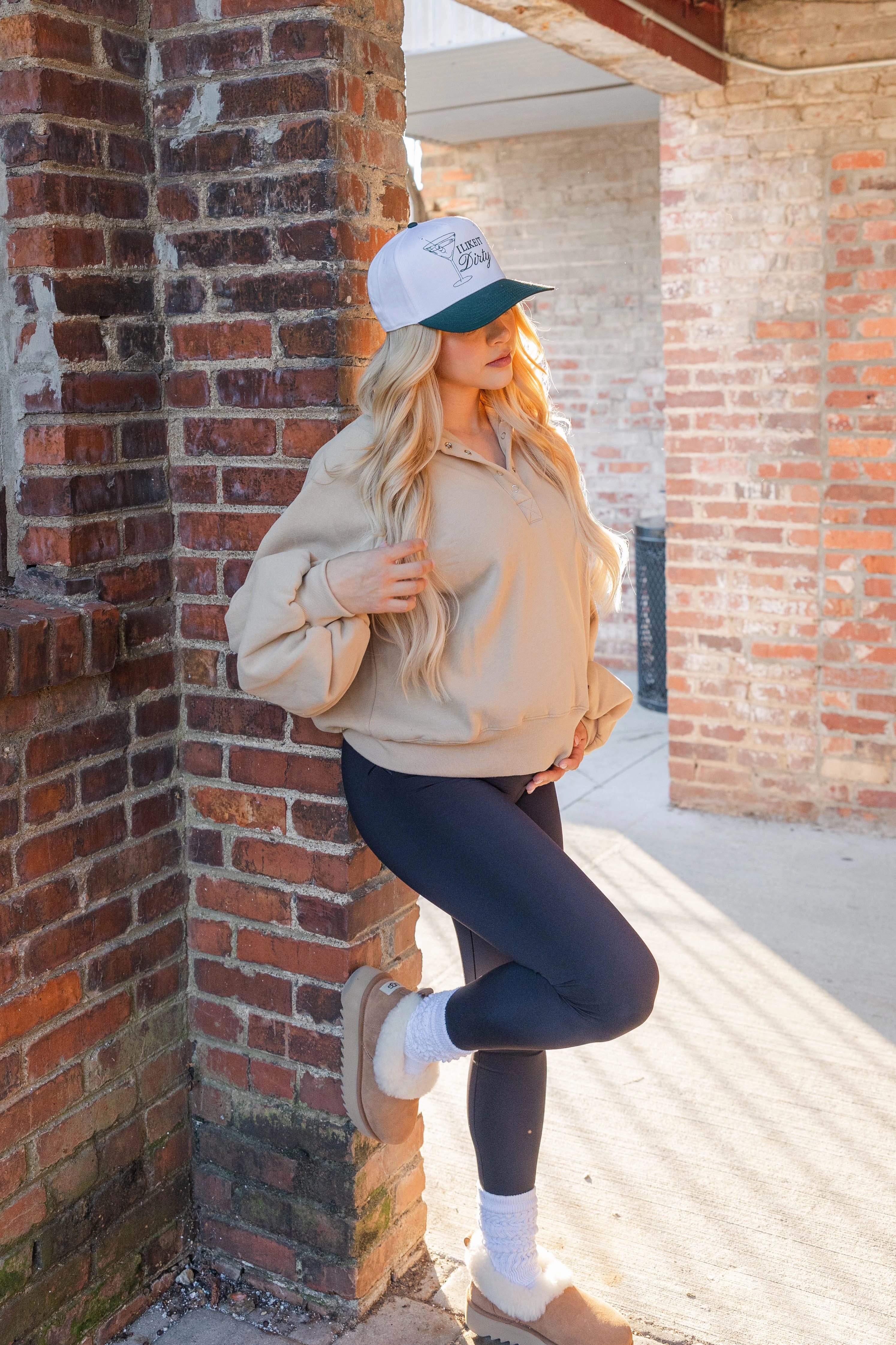 Warm and Soft Piper Collared Sweatshirt