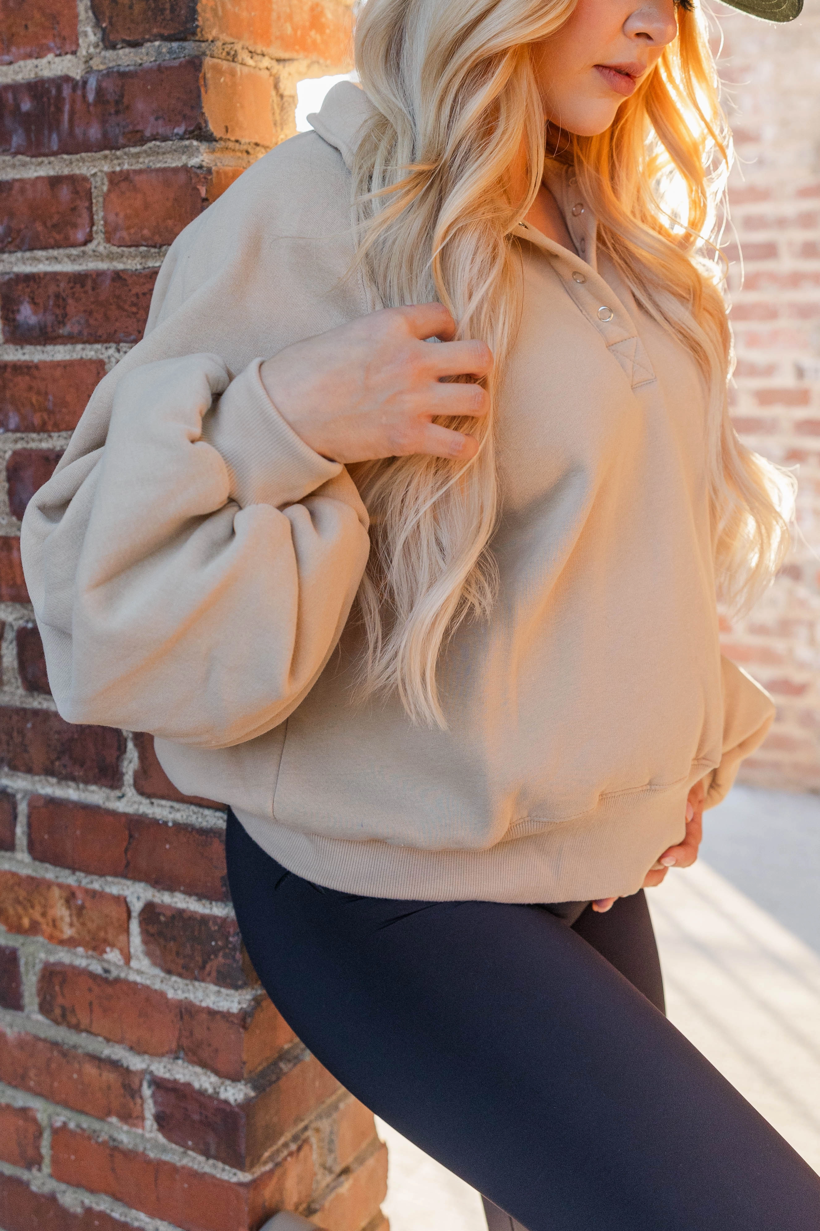 Piper Collared Sweatshirt sporty wear Stylish Knit