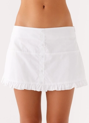 Bristol Mini Skirt - White Chill Ready