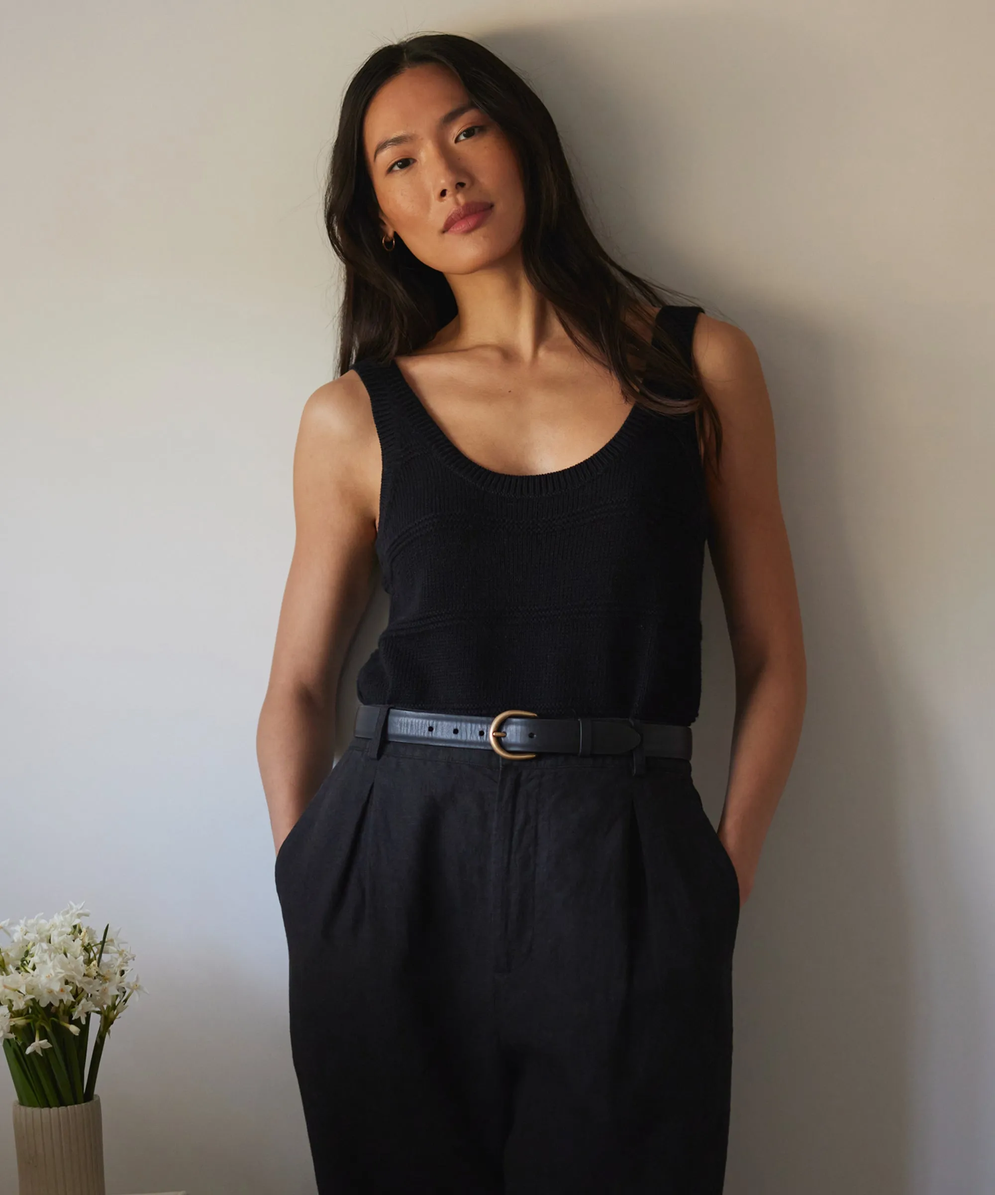 Sweater Tank AdjustableDrawstring