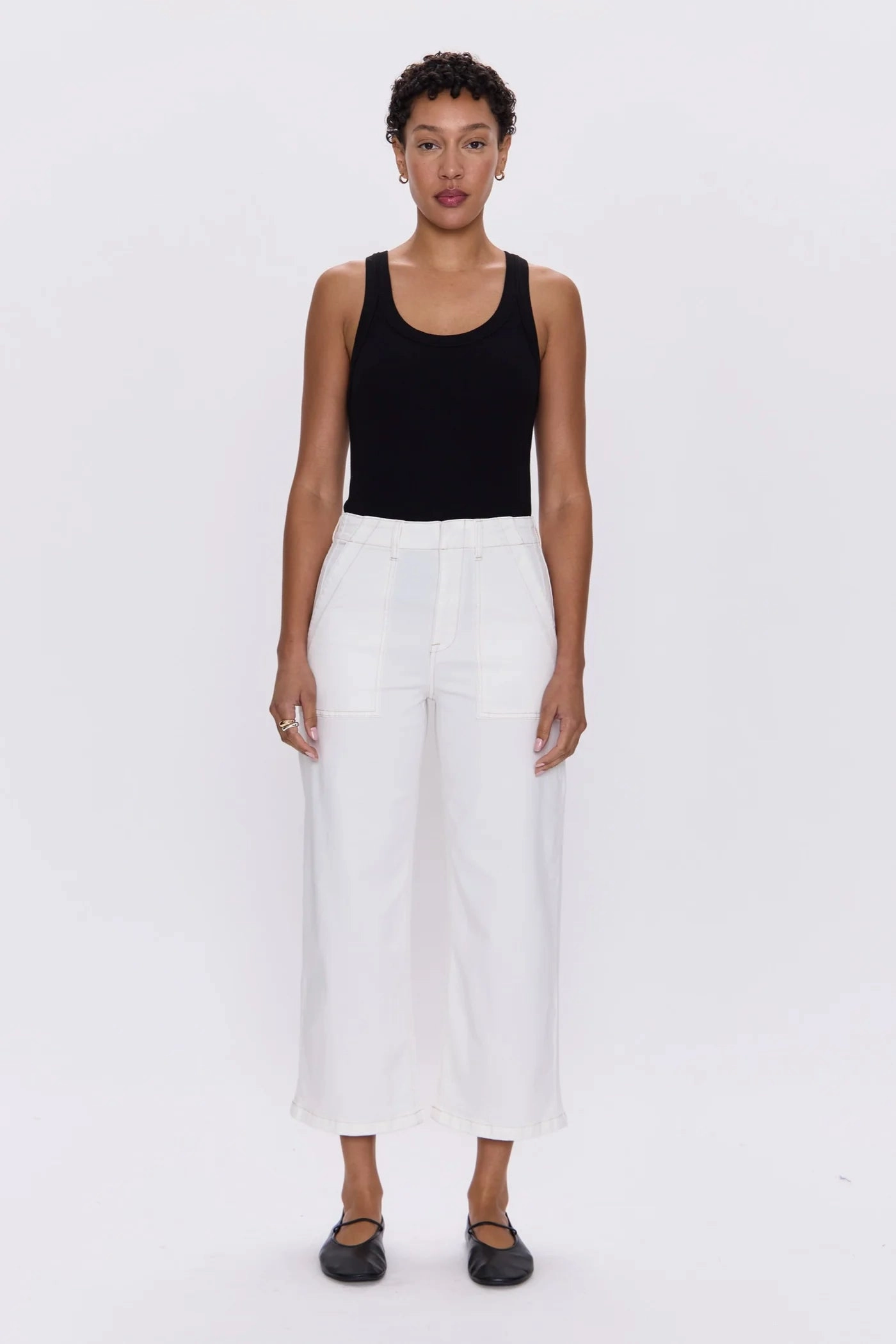 Pistola Sophia Wide Leg Pant Casual Morning Stroll