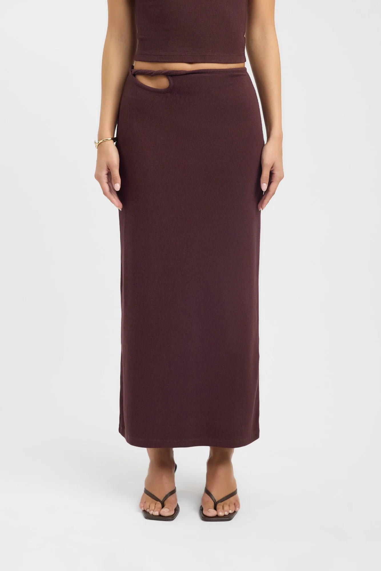 Graceful Look Side Pockets Finn Skirt