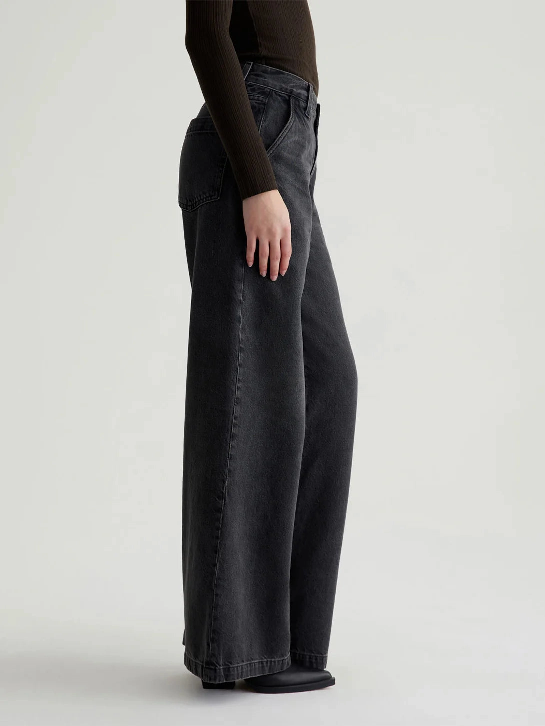 AG Stella Low Slung Palazzo Jean - Overnight Seamless Pocket Design Modern Minimalist Urban Explorer