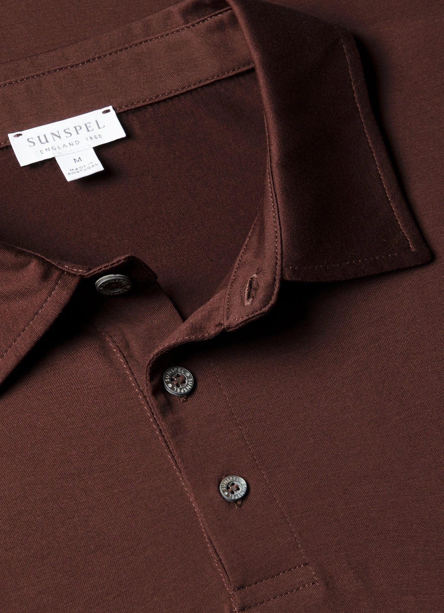 Fit For All Layering Essential Men's Classic Jersey Polo Shirt in Bakelite