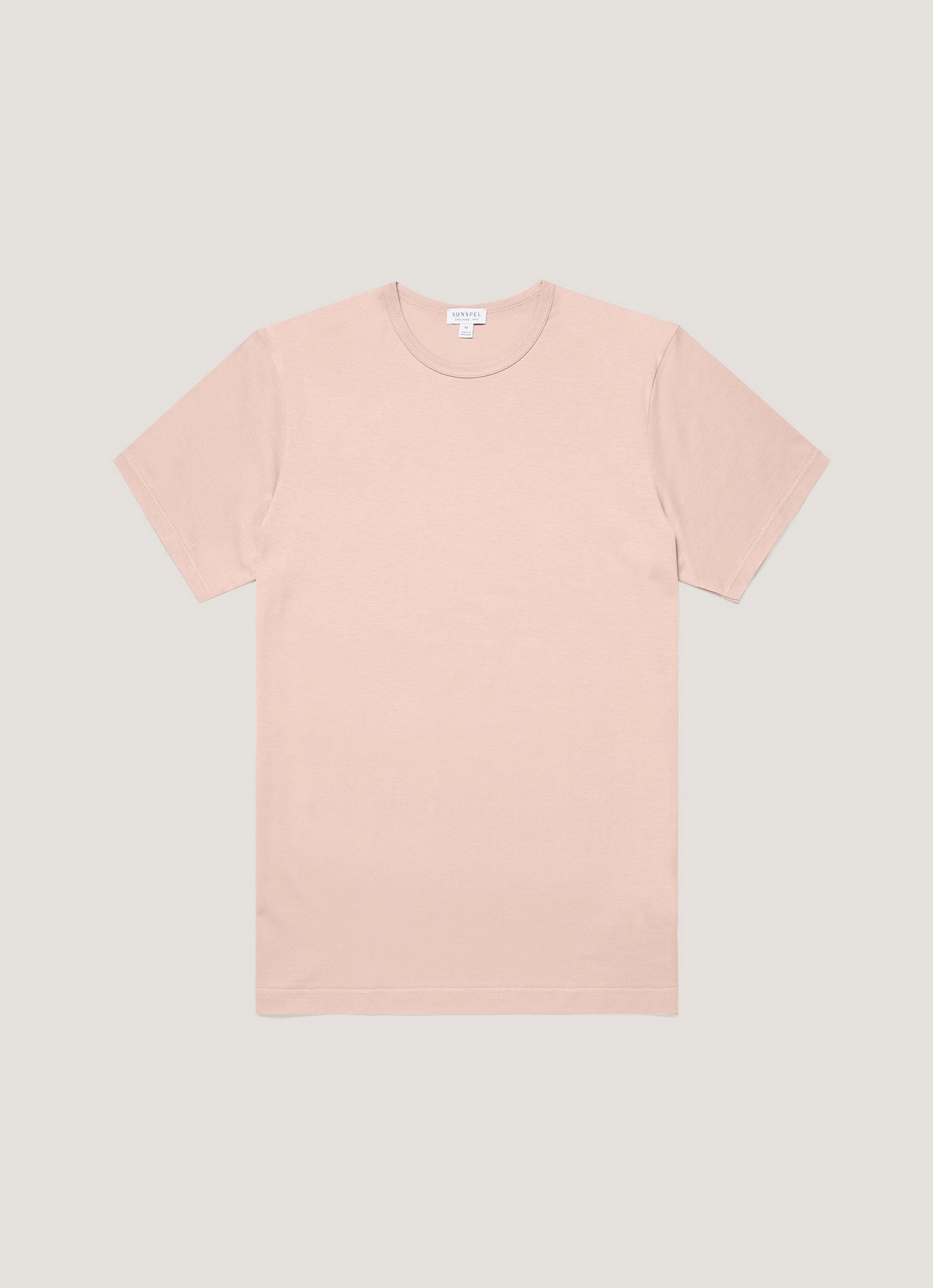 Everyday Layering Light Comfort Style Men's Classic T-shirt in Pale Pink