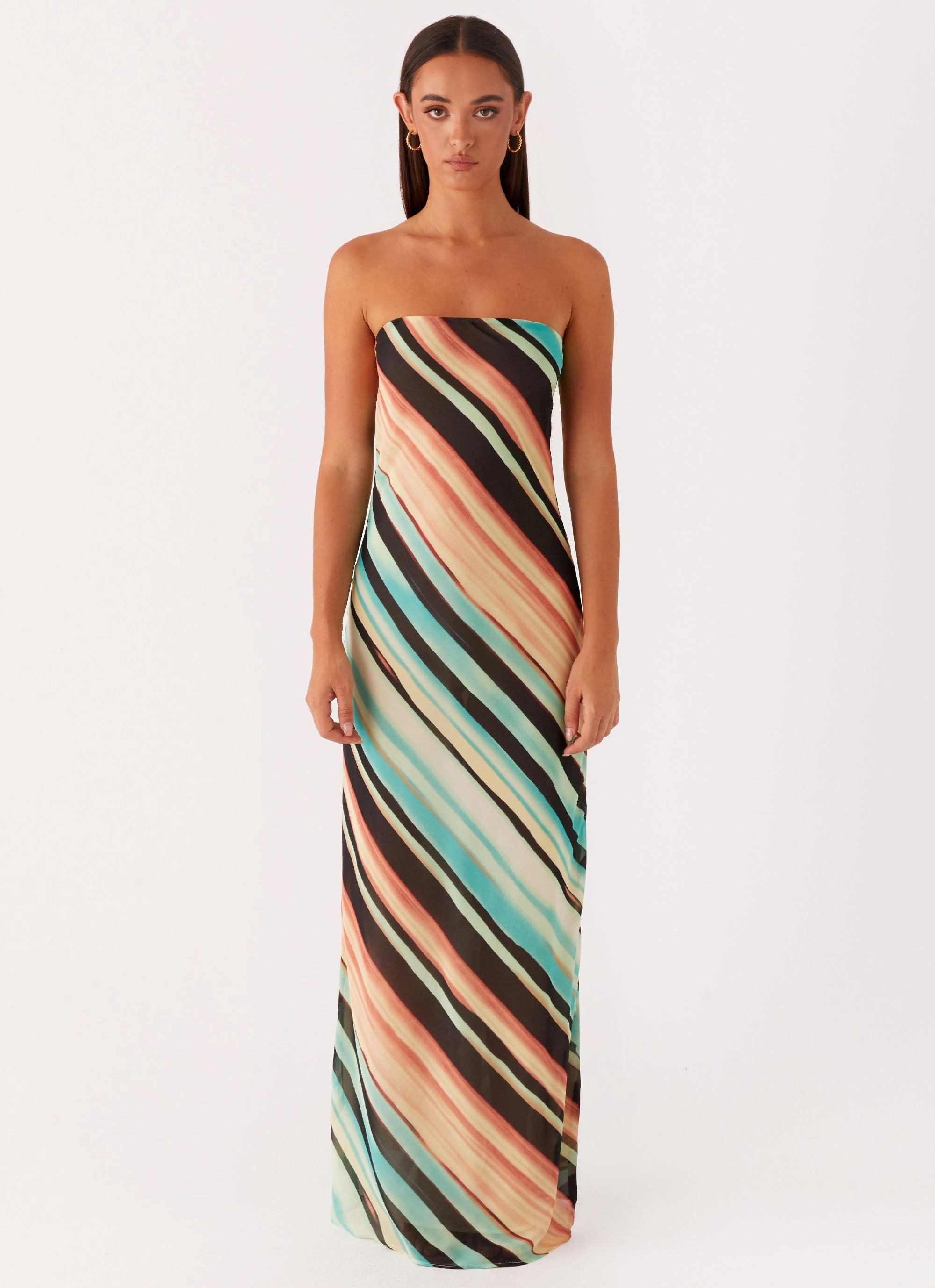Light Fit All-Day Comfort Wear Como Maxi Dress - Stripe