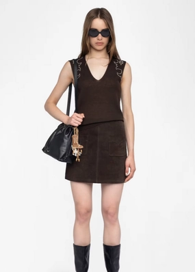 Compact Stitch Zadig & Voltaire Vicky Western Strass Sweater Winter Must-Have Wear Zadig & Voltaire Vicky Western Strass Sweater