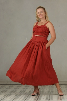 Compacted Insulation Hannah 38 |  Girdle linen skirt Odor control Tear Resistant Hannah 38 |  Girdle linen skirt