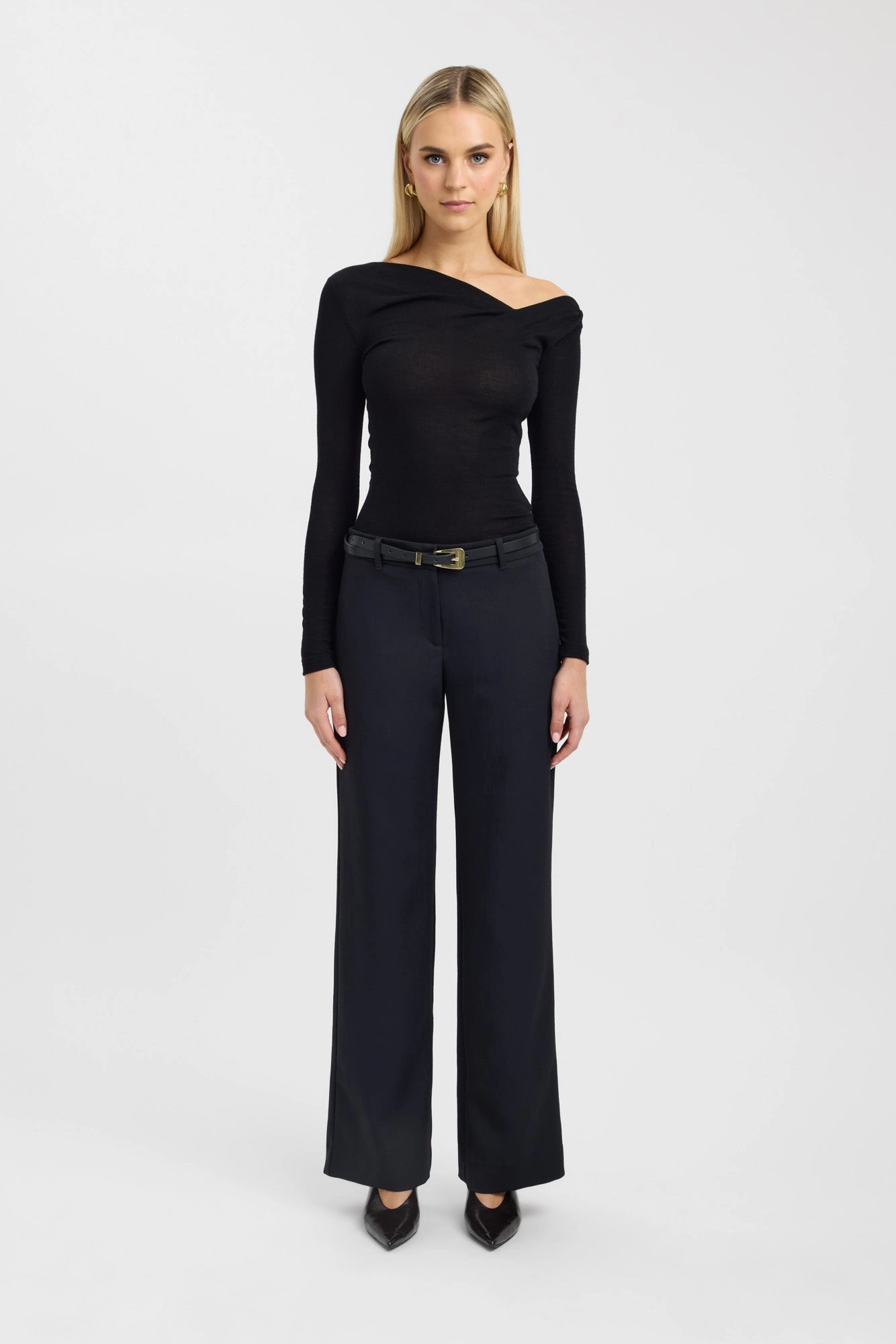 Sleek Surface Whistler Wool Top