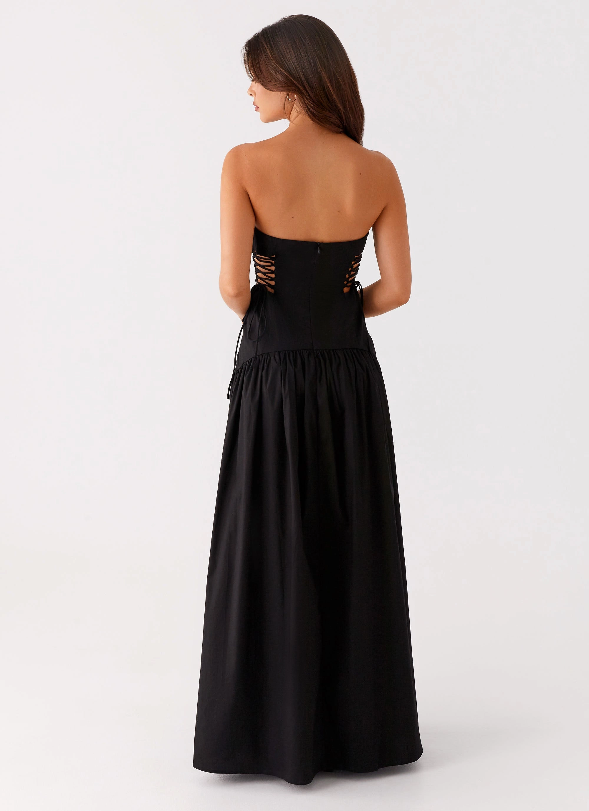 Versatile Design Front-Pocket Conagh Maxi Dress - Black