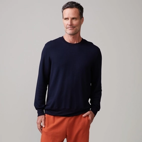 Contrast Topstitching Details Lounge Sweatshirt Lounge Sweatshirt Chic Sweater TaglessNecklineComfort