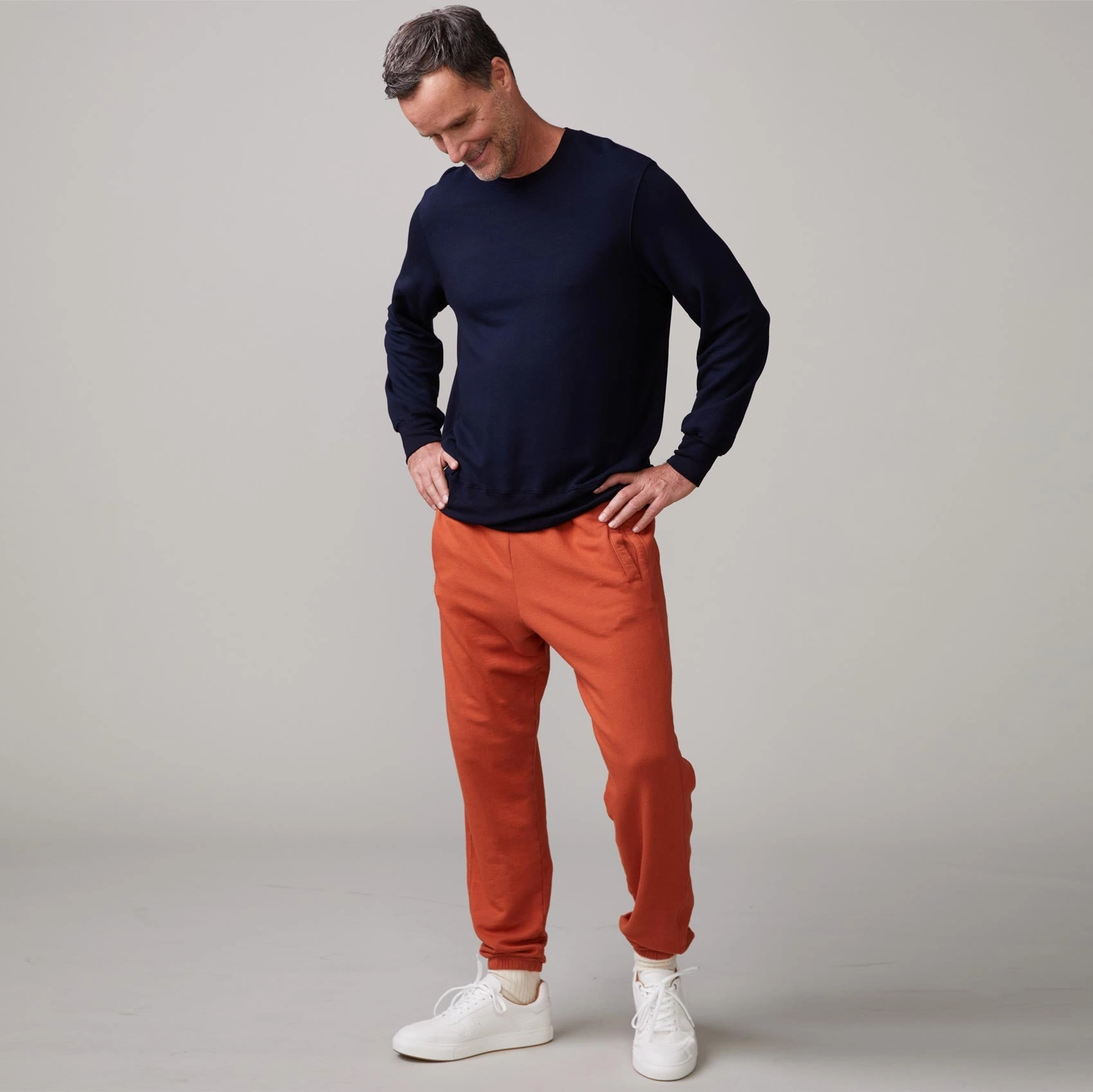 Midweight Texture Lounge Sweatshirt