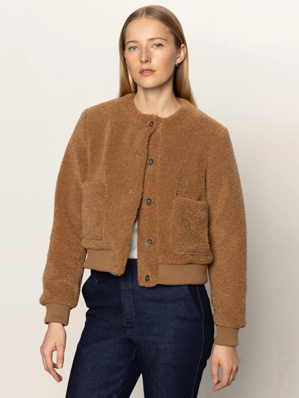 Teddy Cardi Bronze Layered Wear Thank