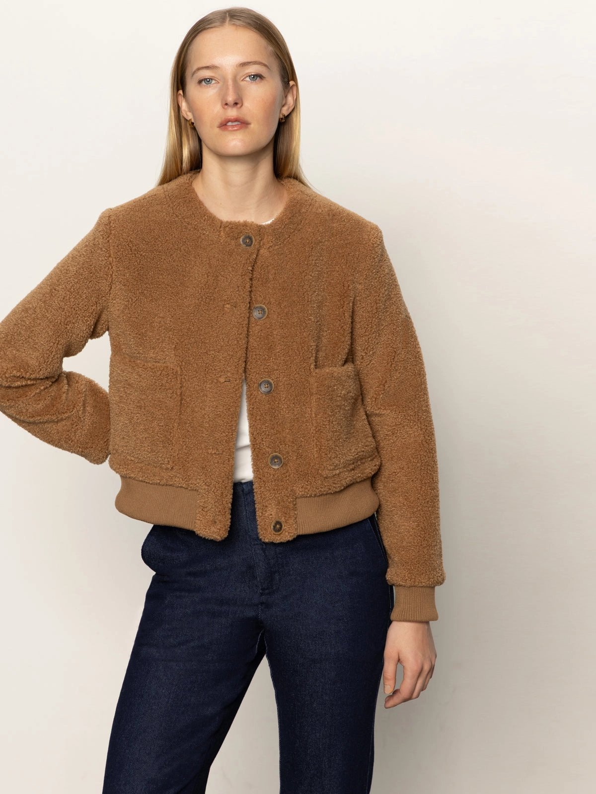 Teddy Cardi Bronze Lightweight insulation Utility Focus