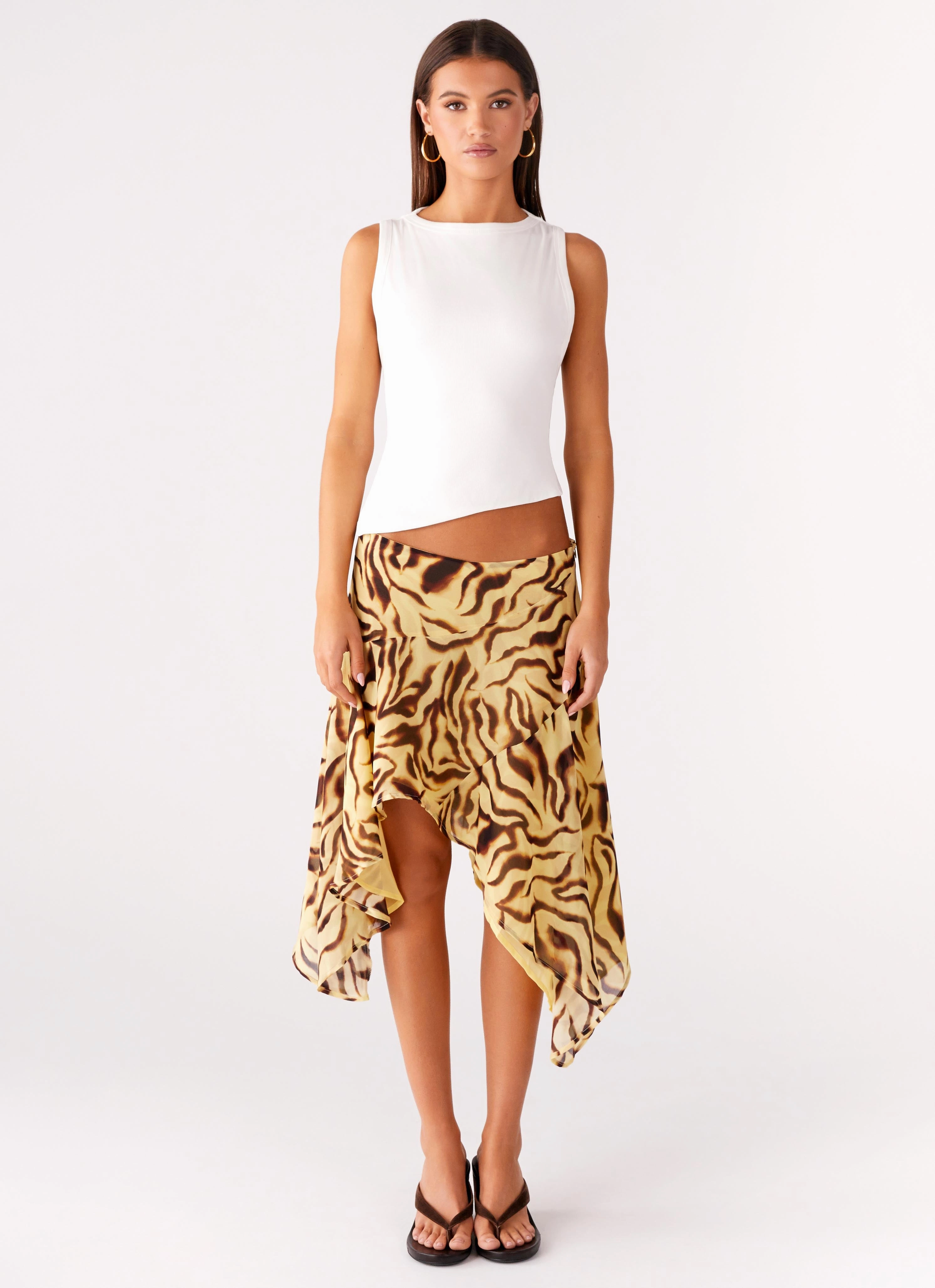 RaglanSleeve Stay In Top - White