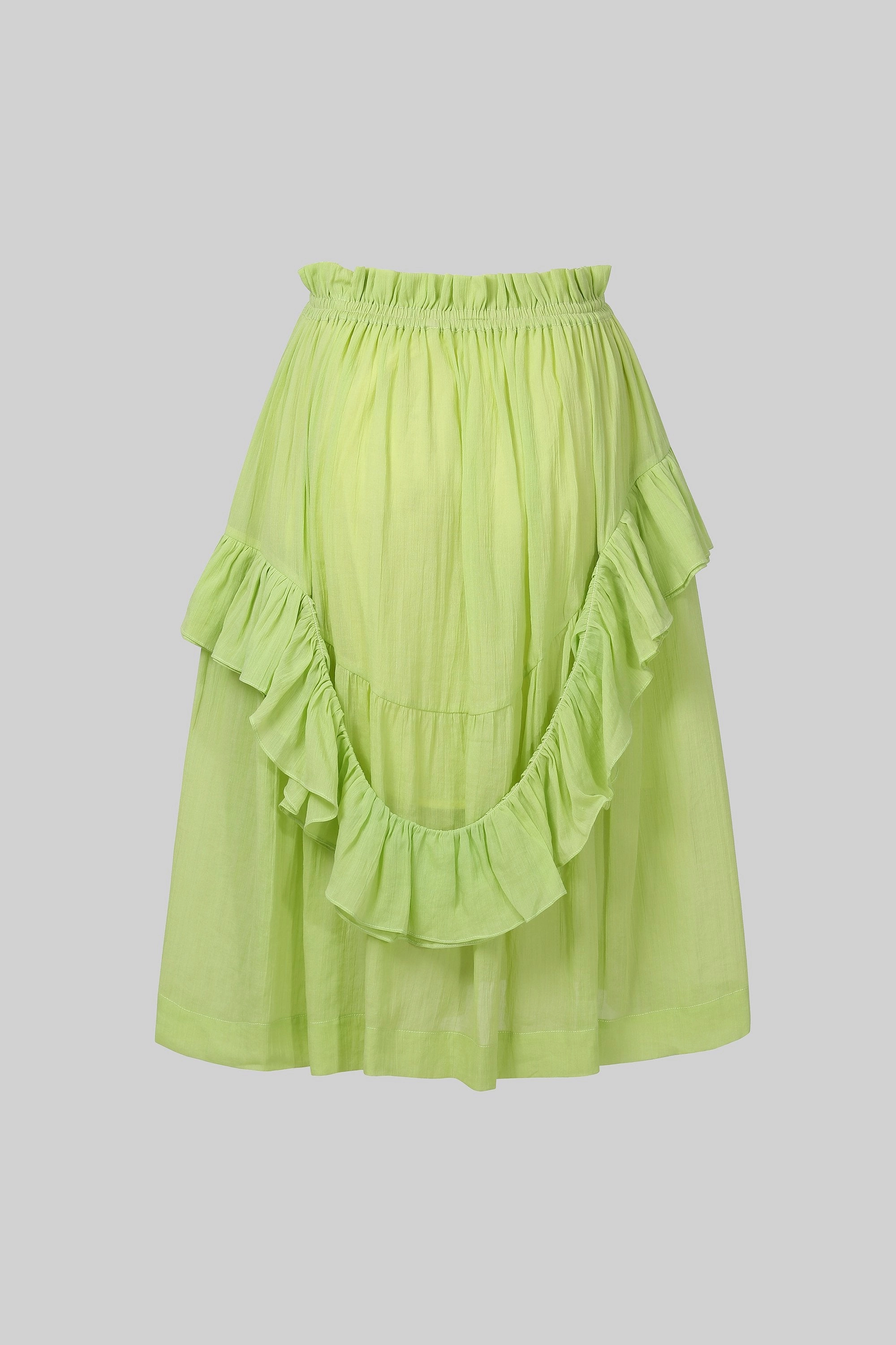 Hidden Ventilation Zones Two Way Zipper Tulip 03 | Cotton Skirt