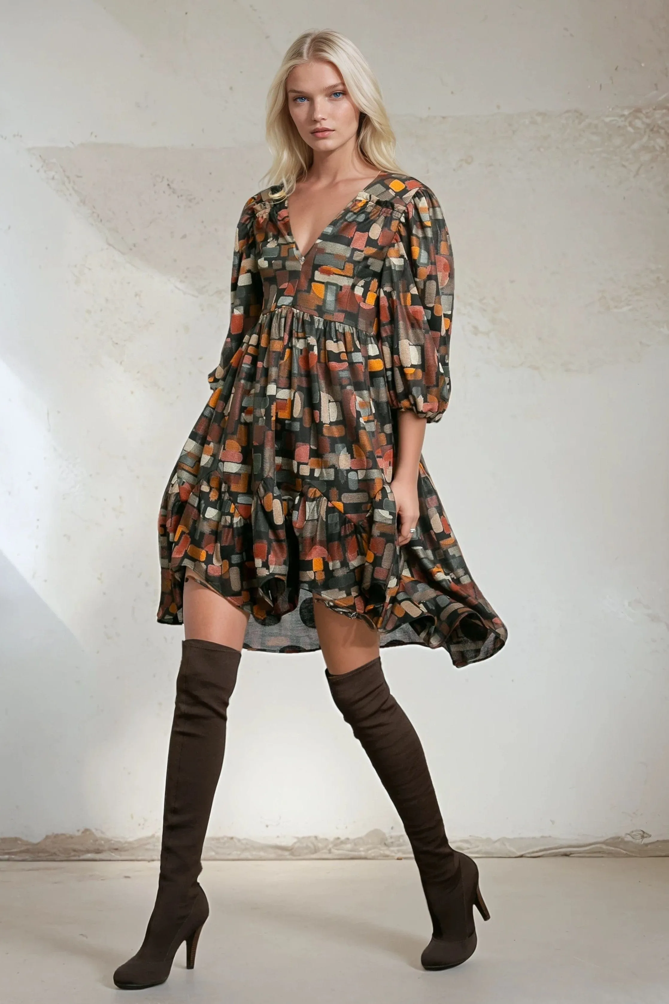 Joy Glow Day Ready Melanie Dress - Rock Creek