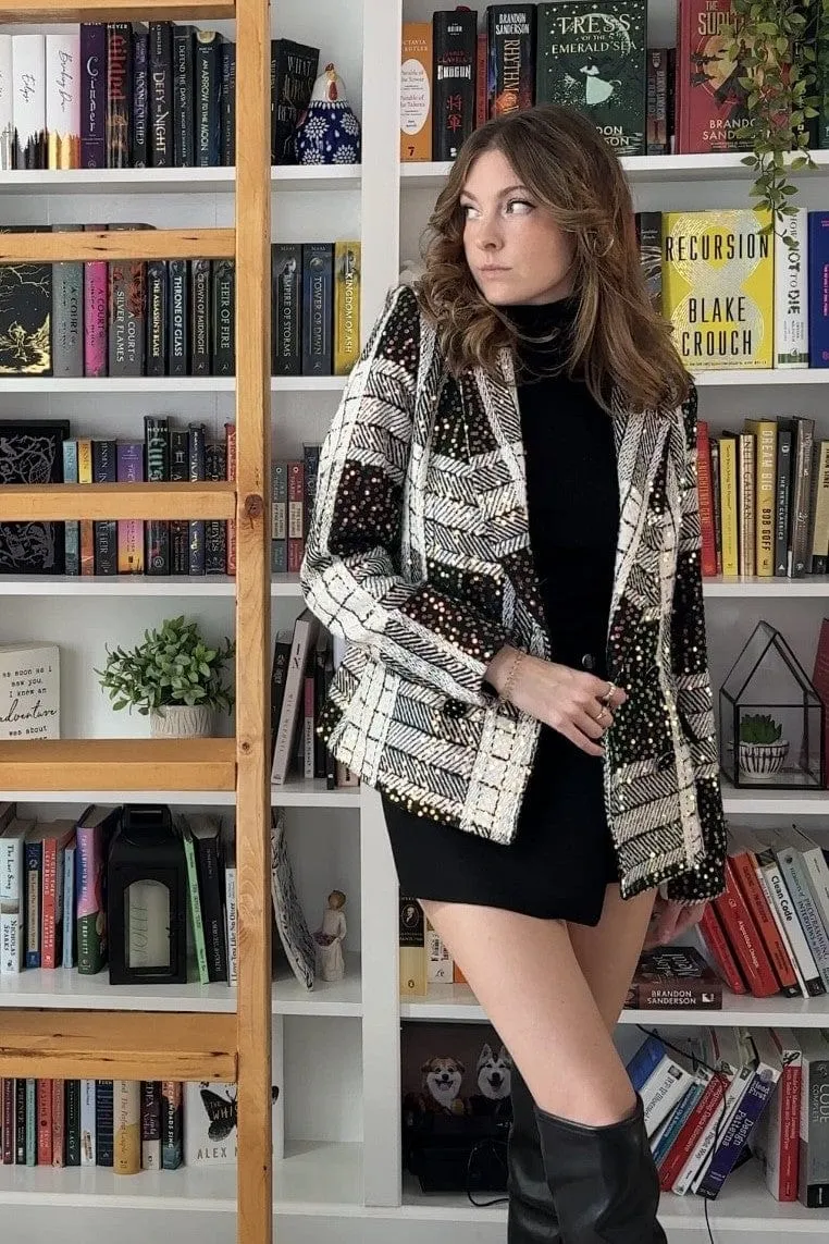 BreathableLining Sequin Blazer