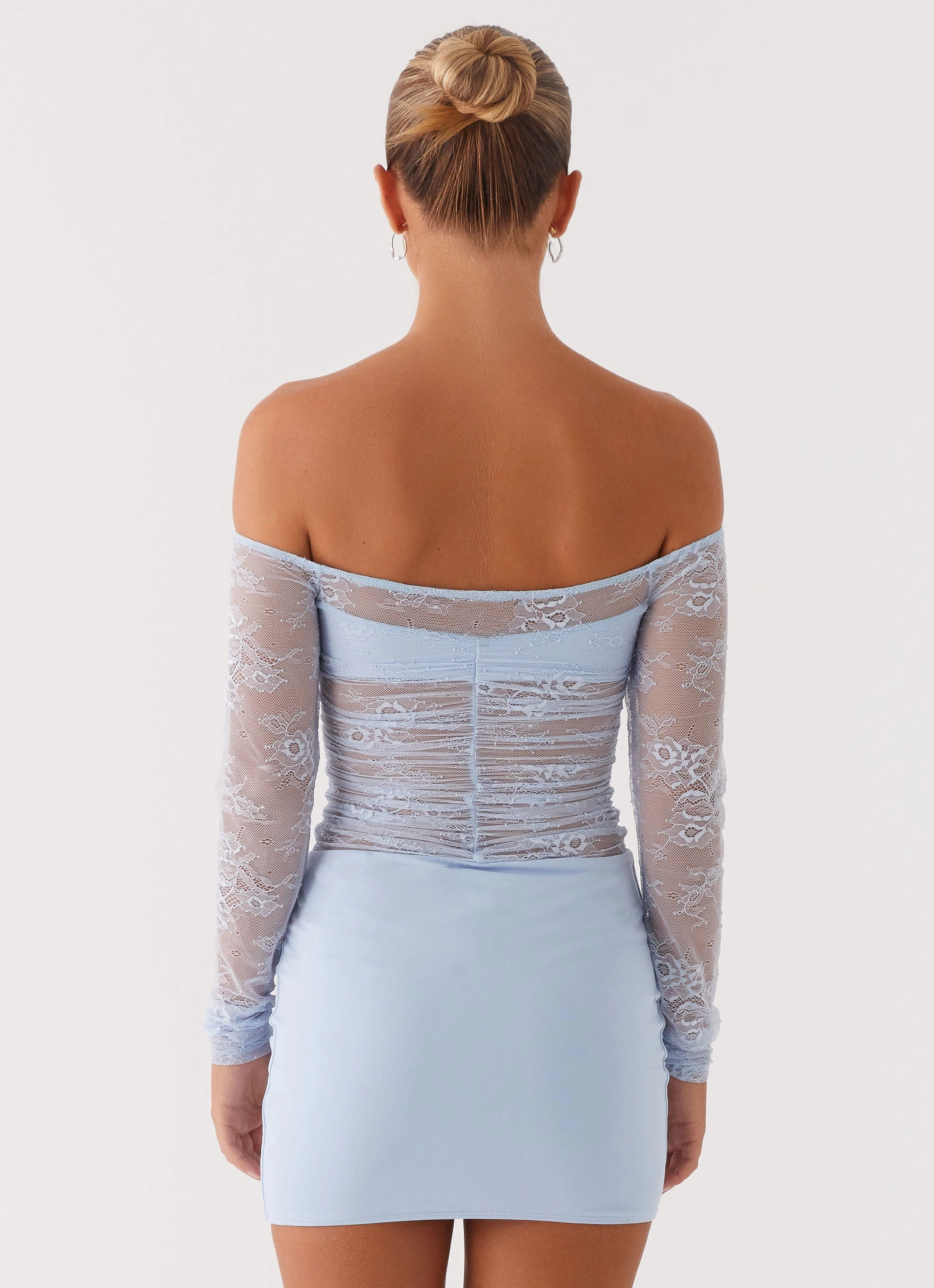 Collide Lace Mini Dress - Blue Trendy summer outfit Sweet Mood