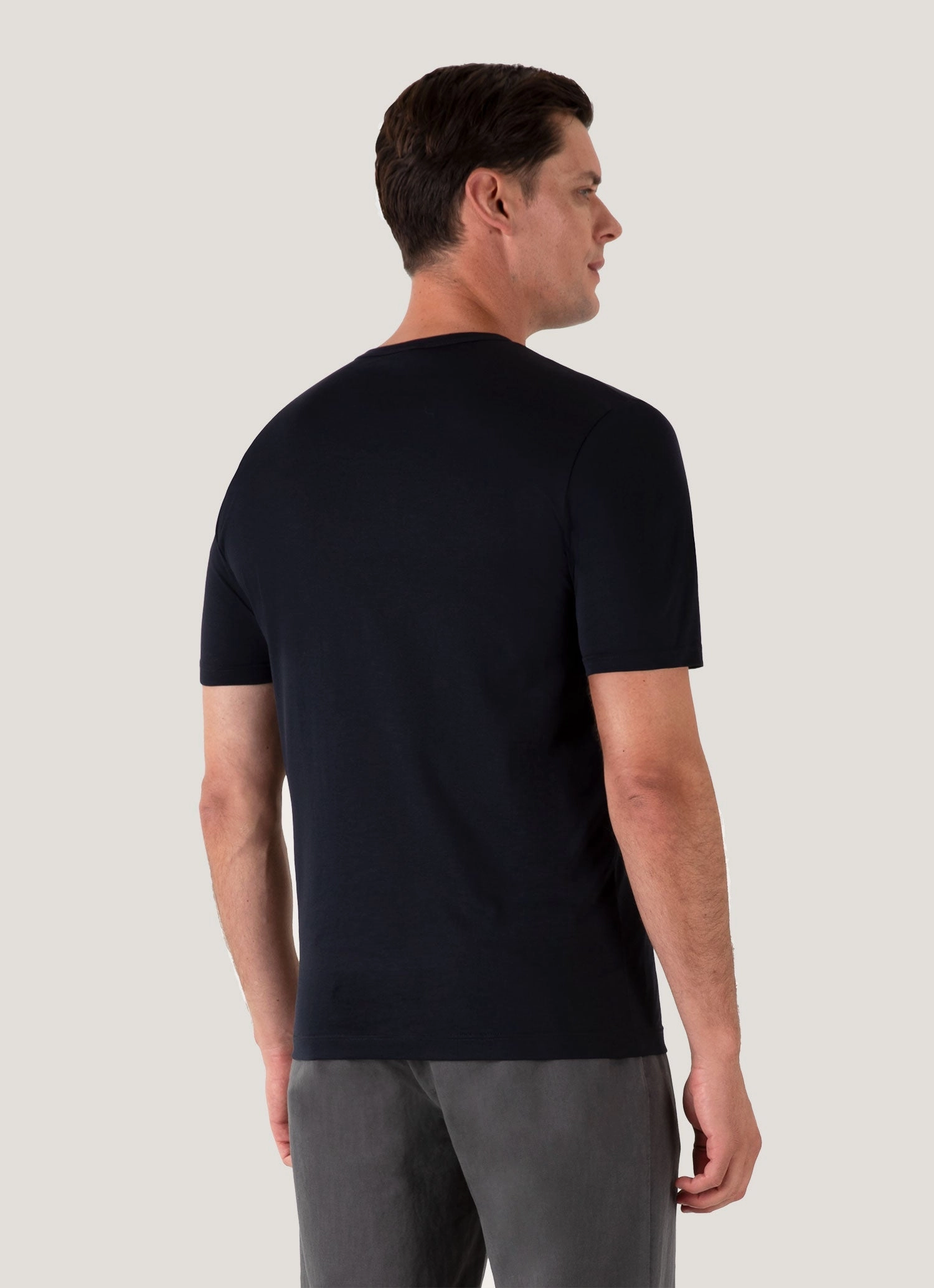 Moisture Management Technology Men's Classic T-shirt in Midnight Navy