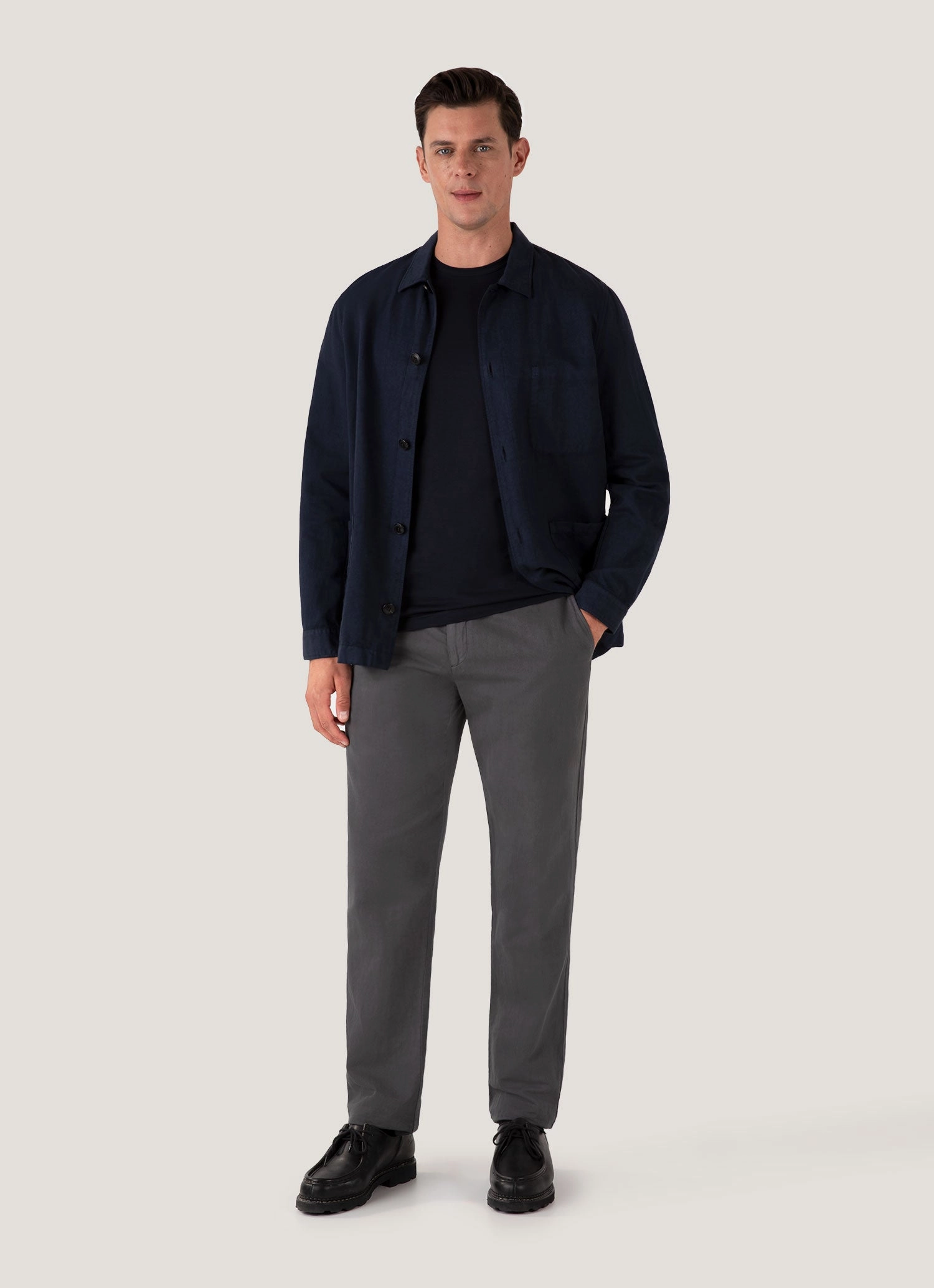 Men's Classic T-shirt in Midnight Navy soft fit Essential Comfort