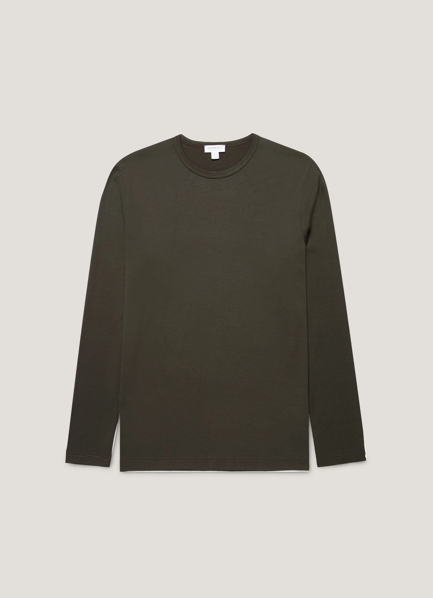 anniversary Men's Long Sleeve Classic T-shirt in Dark Green