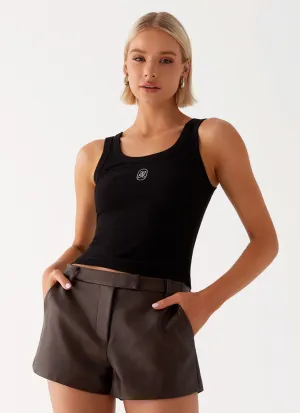 Cooling Channel Ventilation Francisco Mini Shorts - Brown Non Restrictive Comfy Fit Francisco Mini Shorts - Brown