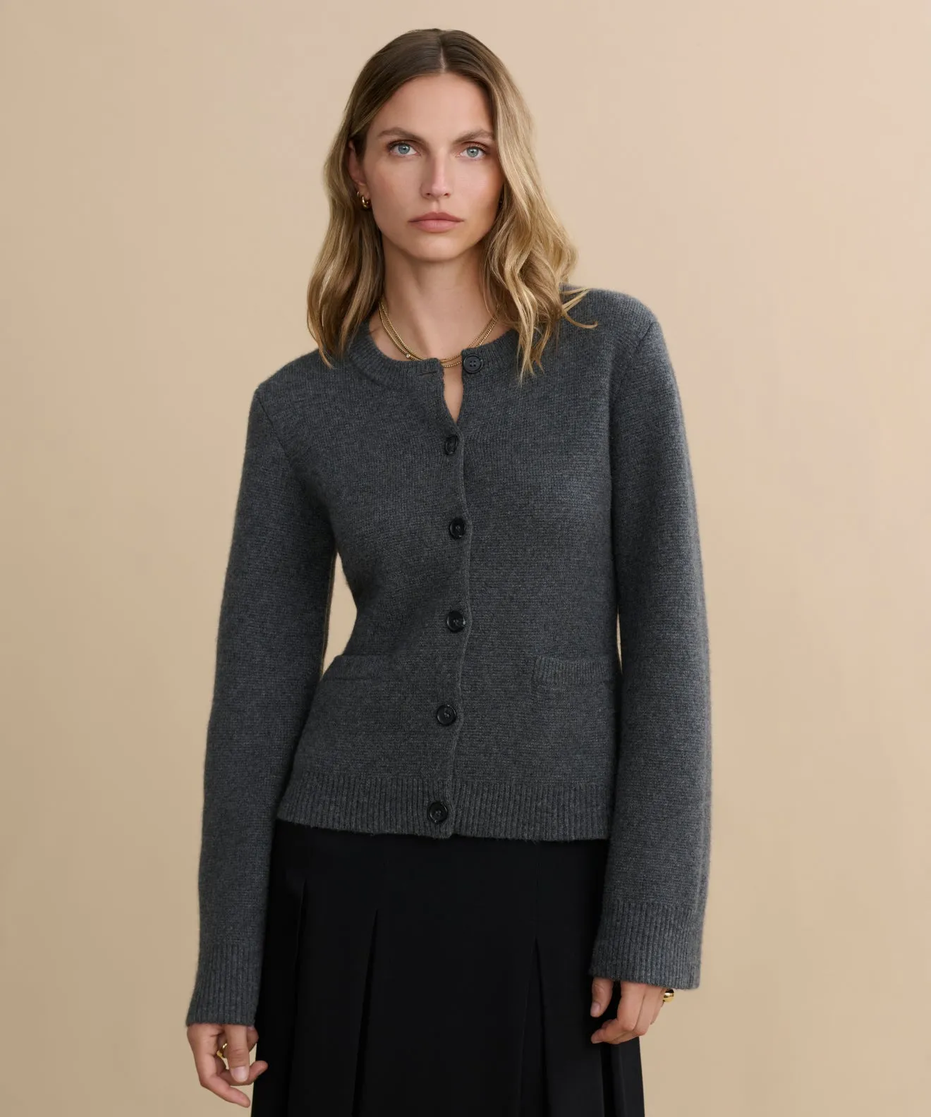 WideNeckline Cooper Cardigan