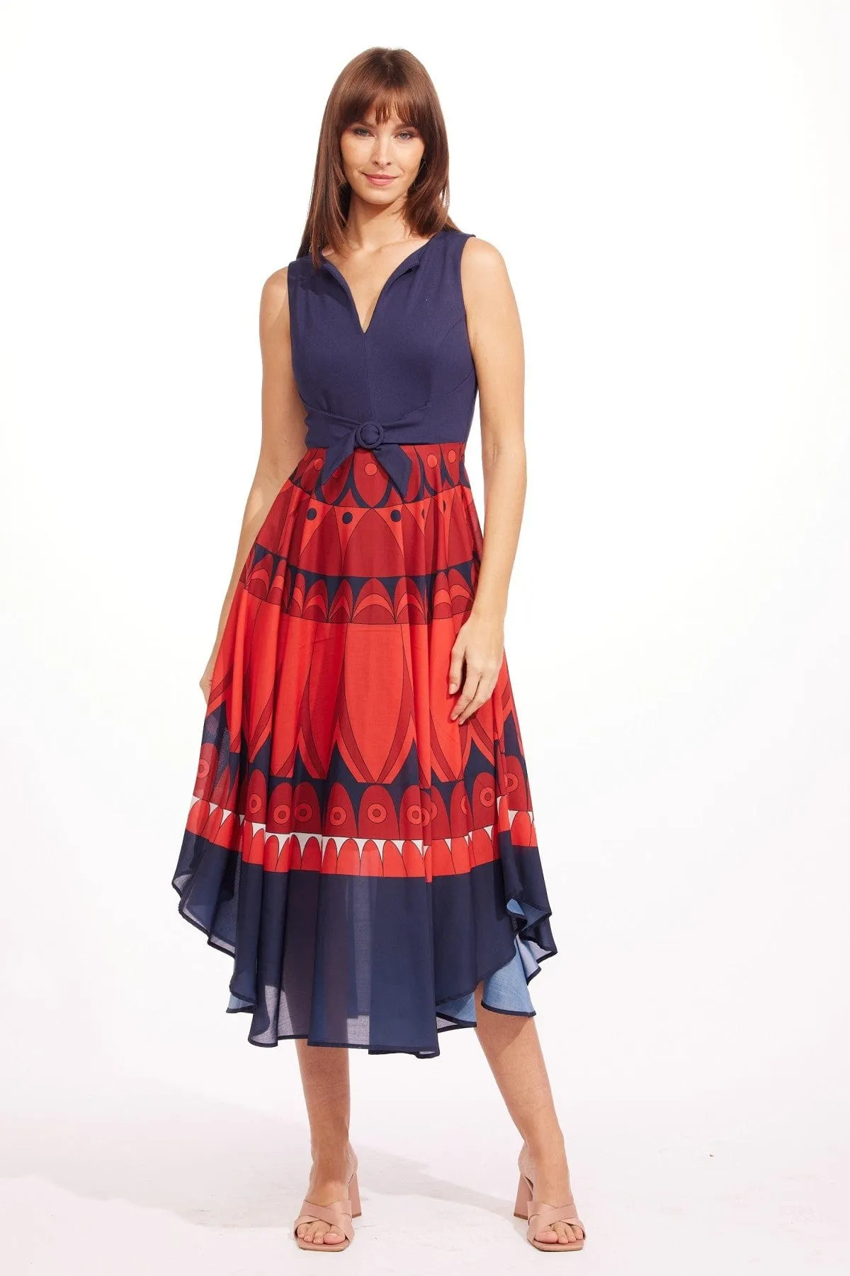 Cordelia Dress - Neptune Smile Feel Flowy casual dress