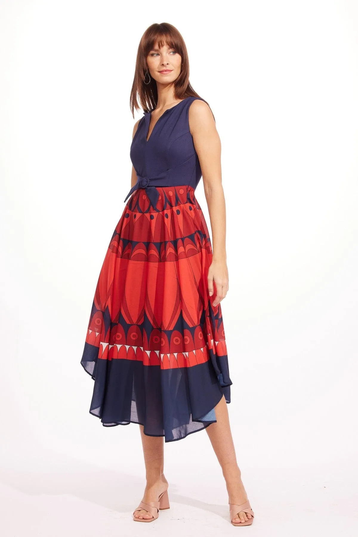 Cordelia Dress - Neptune Style Ease Field Fresh