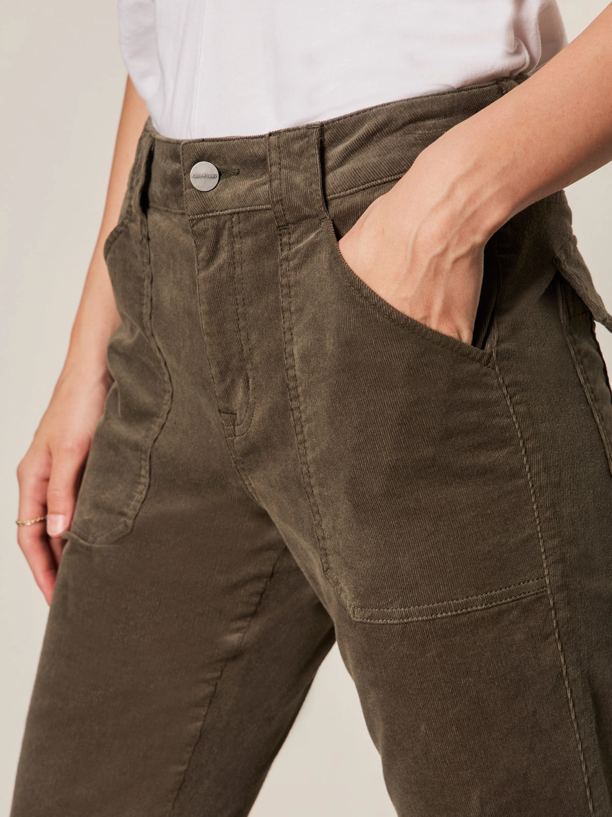 Corduroy Hayden Bootcut Pant Kalamata Relaxed Cut NonSlipGrip