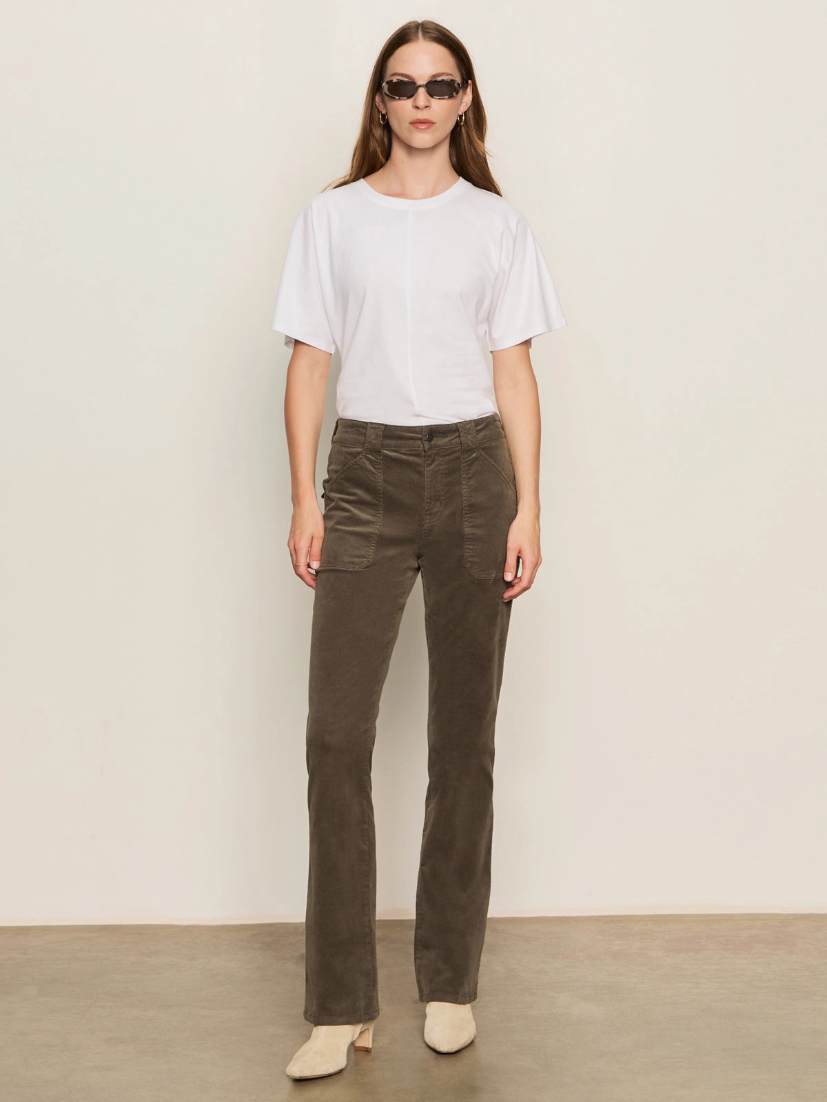 Lightweight Wear Corduroy Hayden Bootcut Pant Kalamata