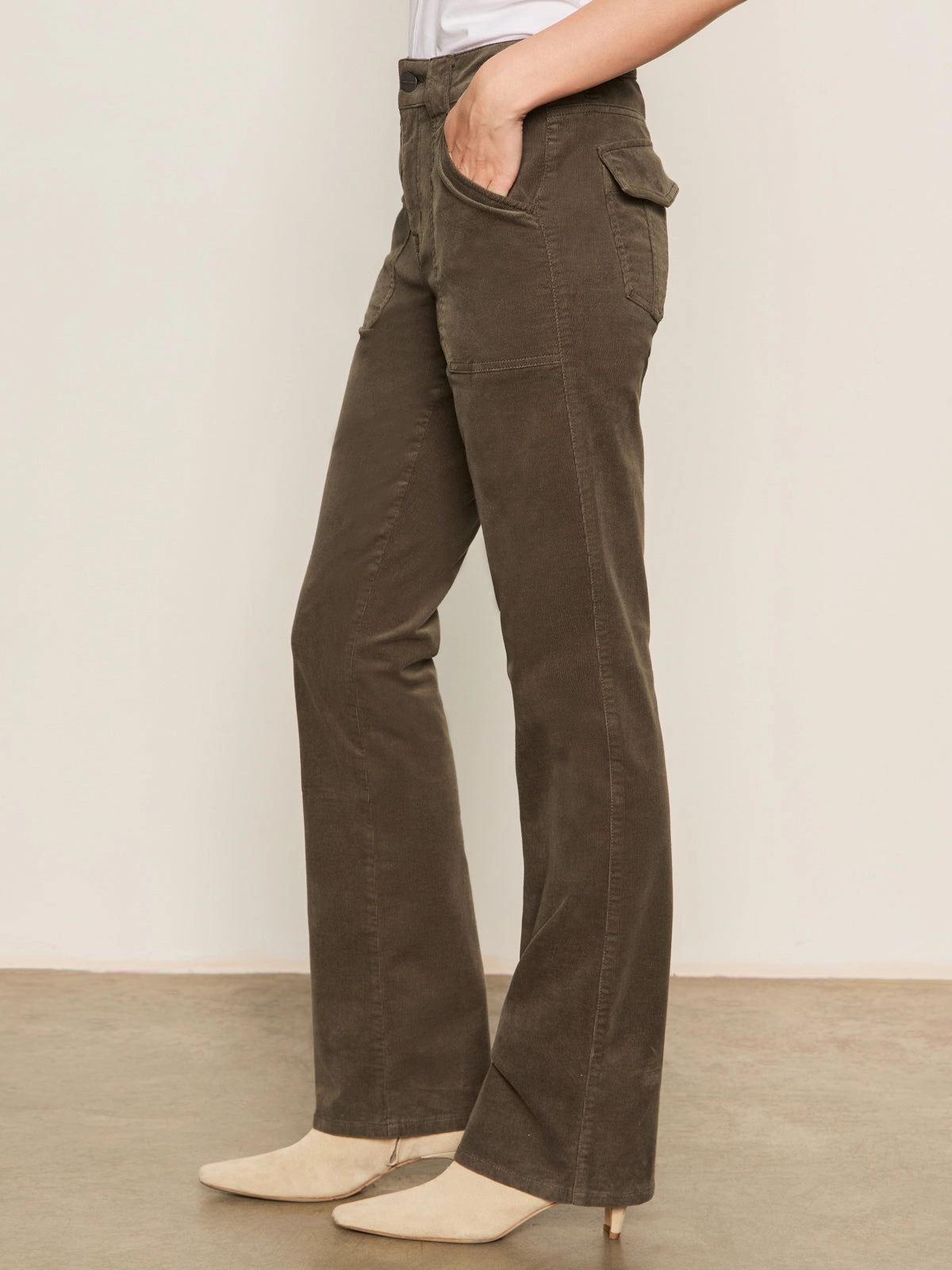 Corduroy Hayden Bootcut Pant Kalamata MachineWashableFabric Non-Binding Fit