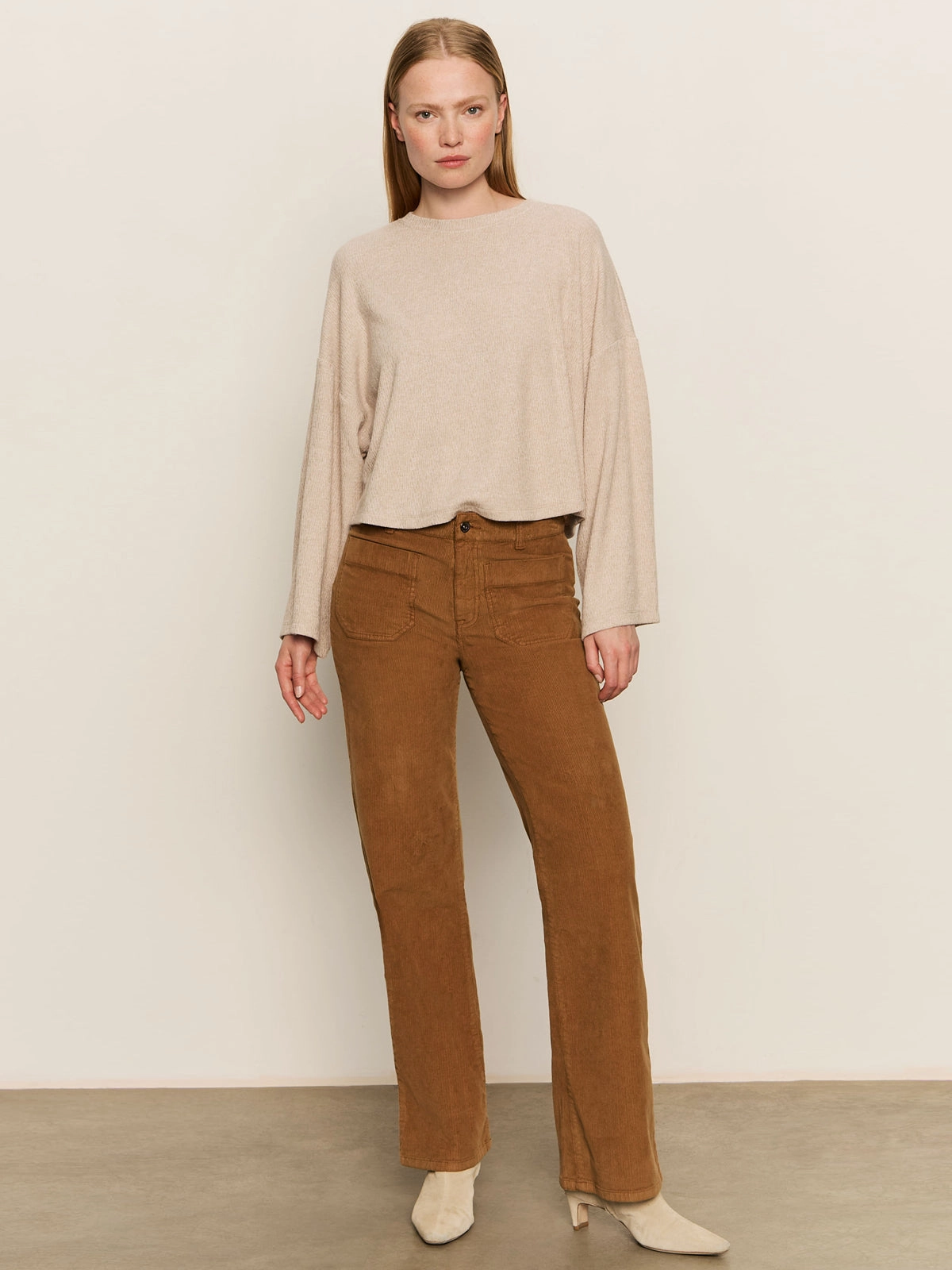 Corduroy Marine Pant Bronze Movement Support Essential Comfort Wear