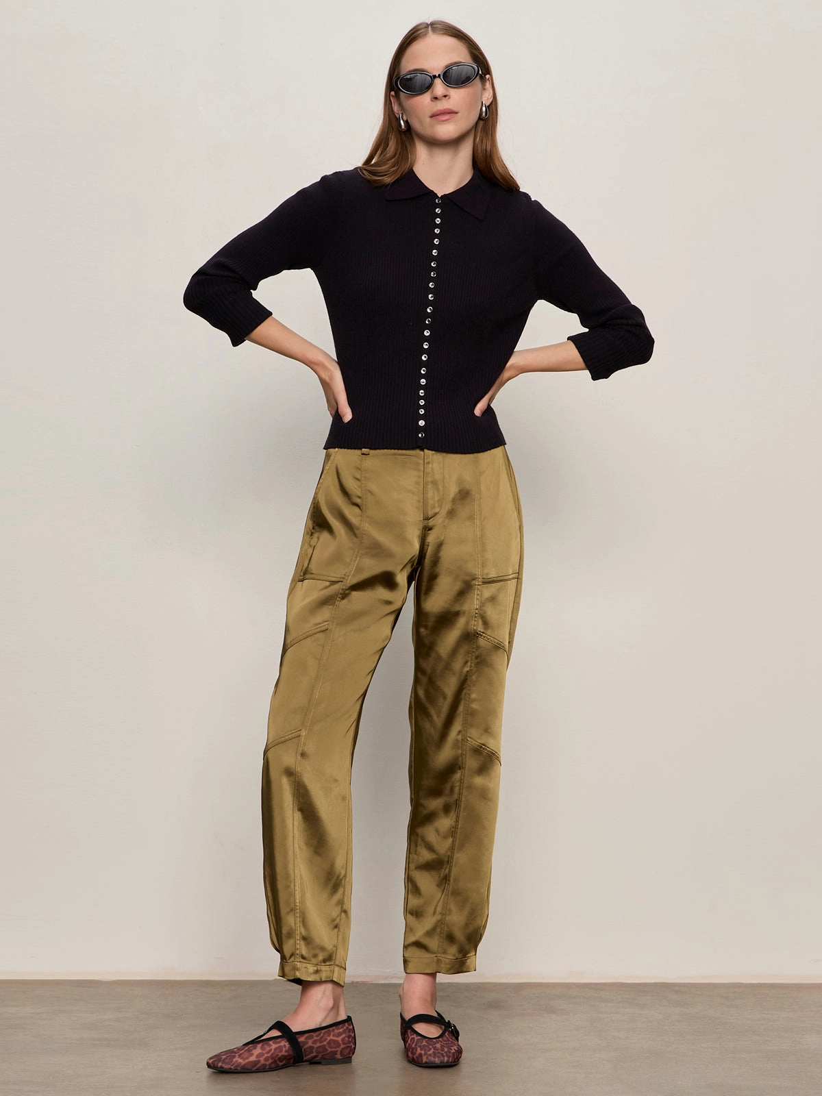 Sahara Satin Tapered Pant Dirty Martini EcoFriendlyBlend Basic Utility