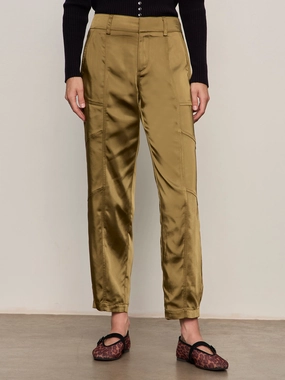 Core Design Sahara Satin Tapered Pant Dirty Martini Sahara Satin Tapered Pant Dirty Martini Neutral Shade