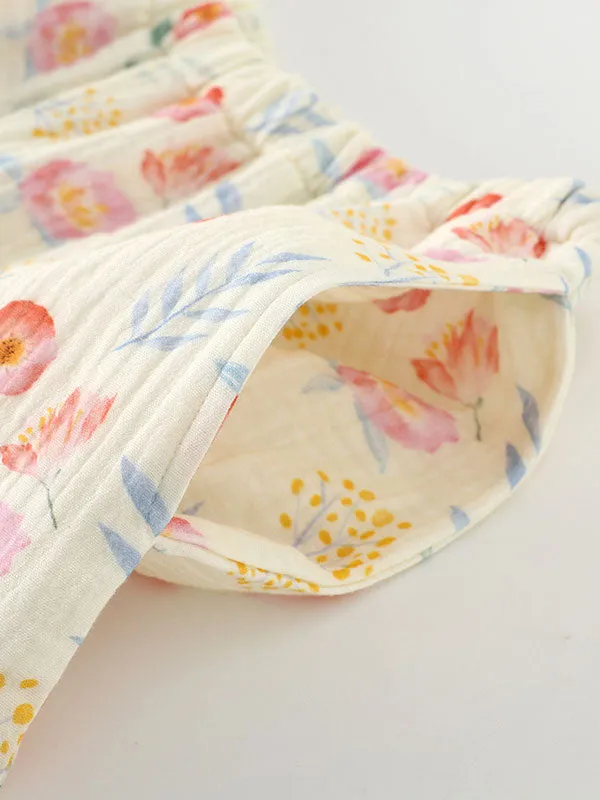 Cotton Floral Printed Pajama Set