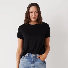Cotton Modal Vintage Crew Raglan Sleeve Durable Reinforced Hem Cotton Modal Vintage Crew