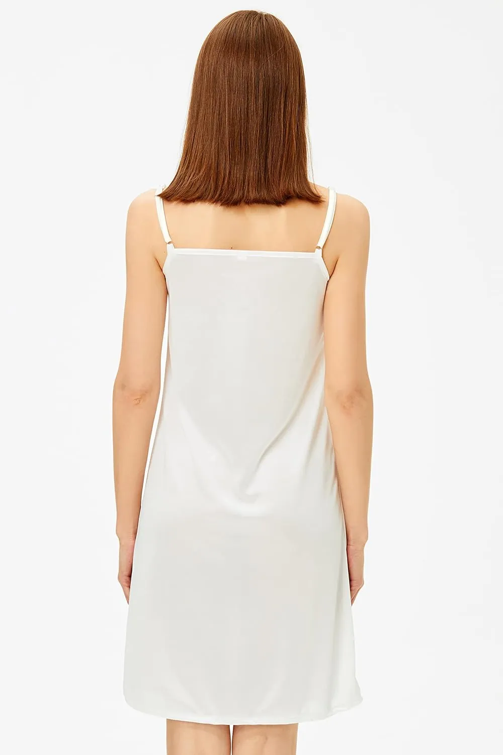 Coucoland Full Slip for Women - Adjustable Spaghetti Strap Cami Nightgown Womens Sleepwear Chemise