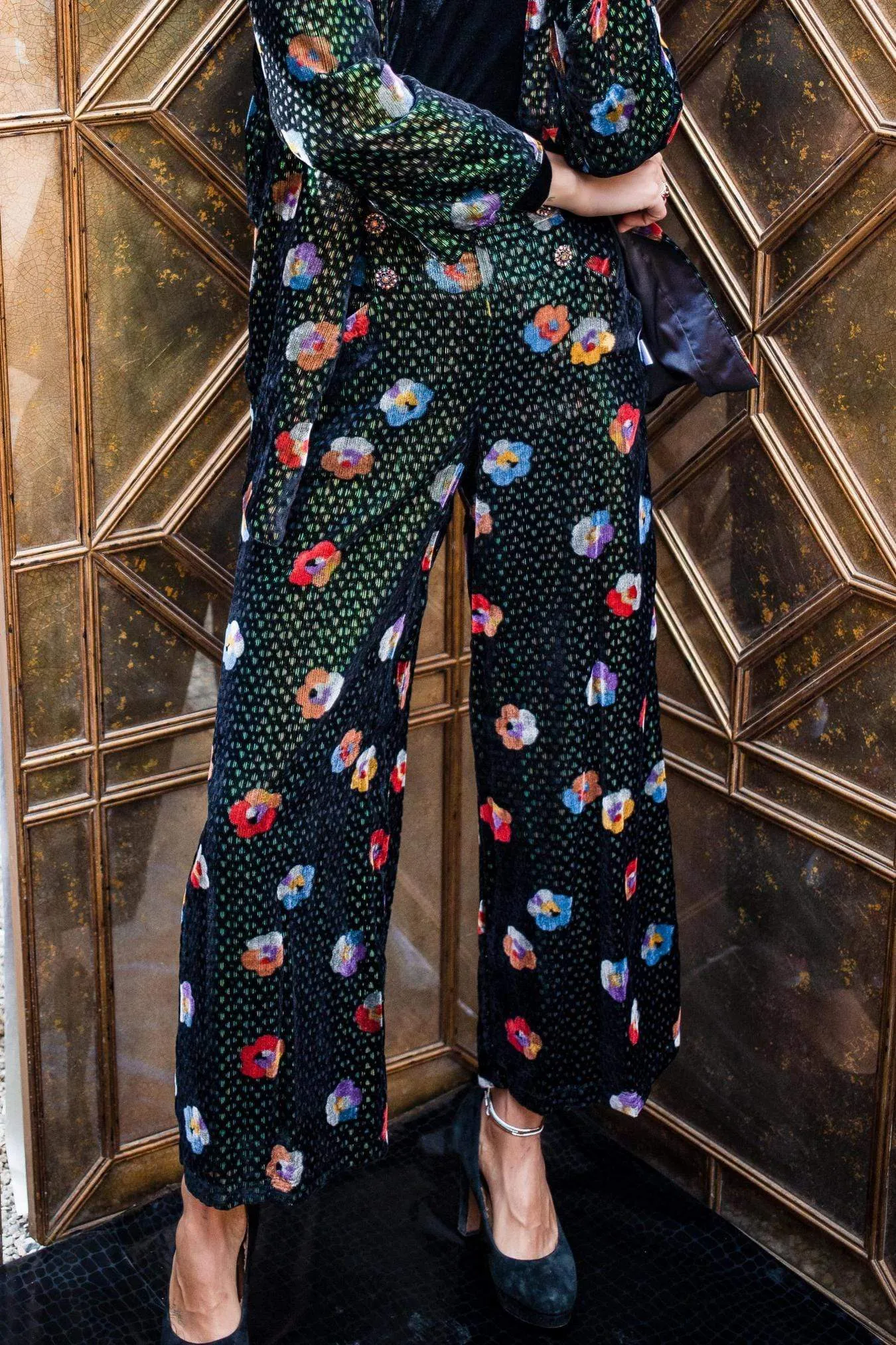 Office Wear Hepburn Pant - Elektra Pansey