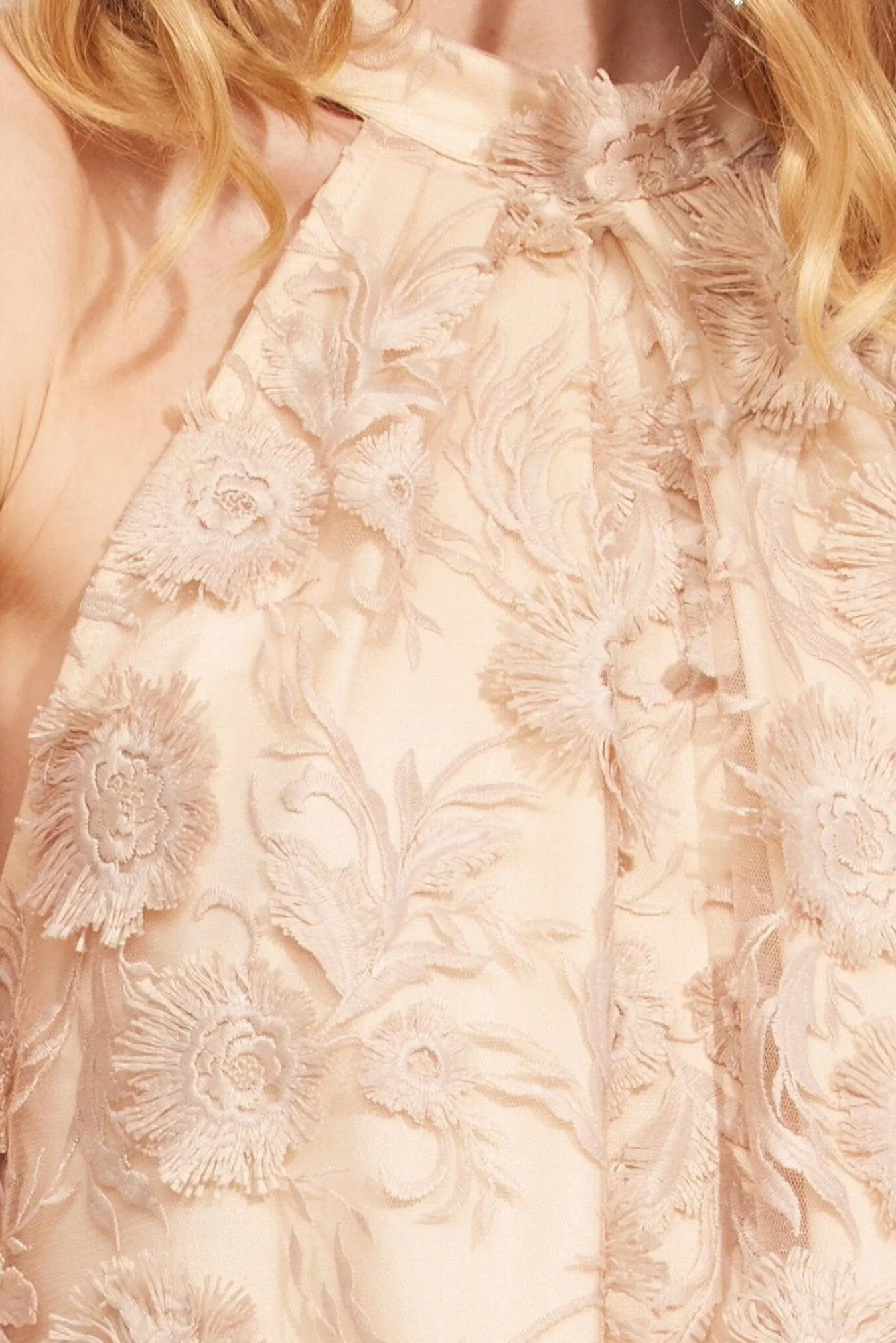 Henriette Halter Swing Mini Dress-Bloomsfield Party Floral Fashion Fit