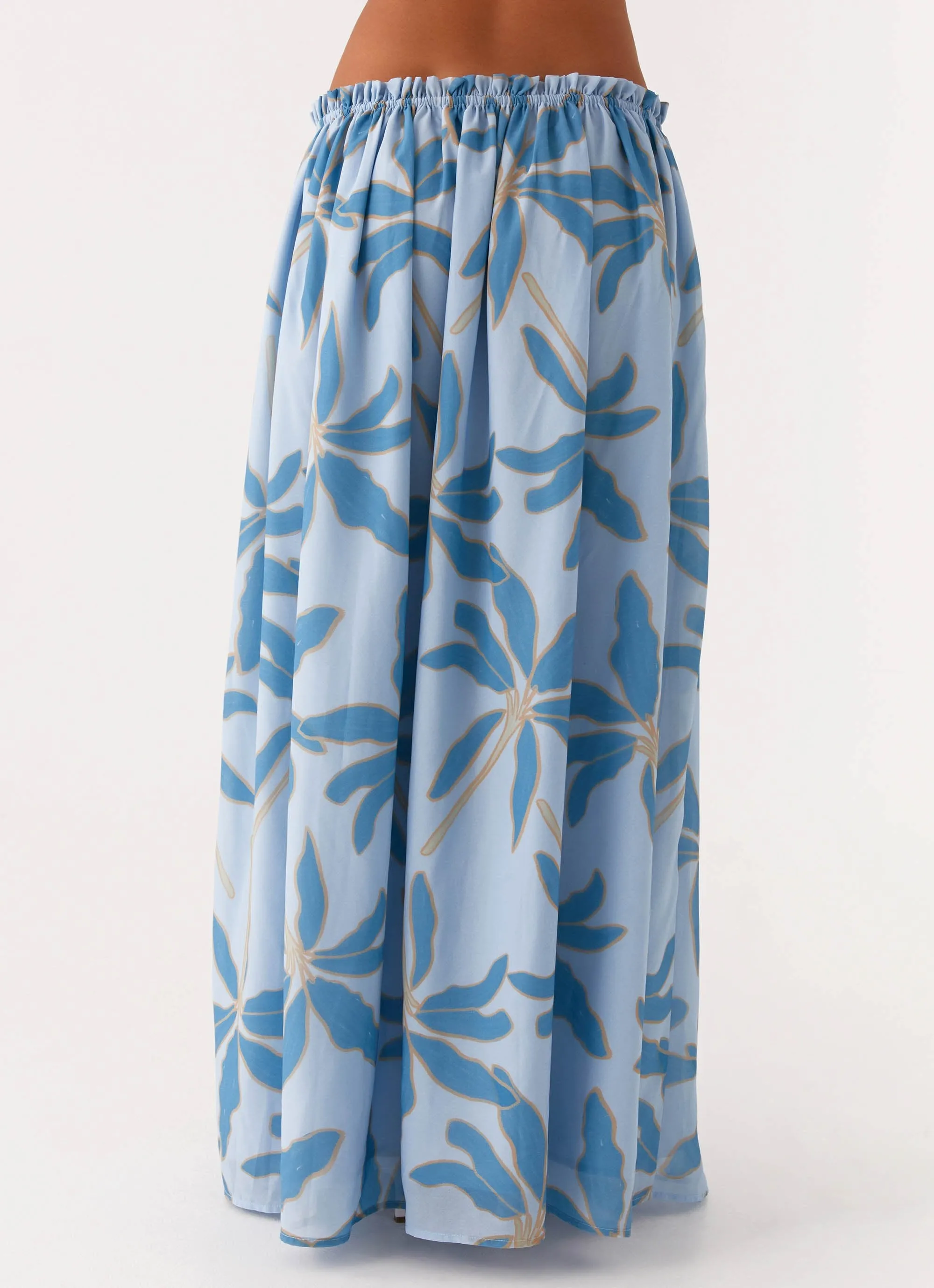 Zaya Maxi Skirt - Opulent Blue Timeless Wear