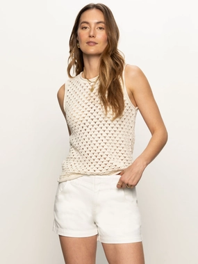 Crochet Shell Sweater Eco Natural Classic Shape AntiSnag Surface