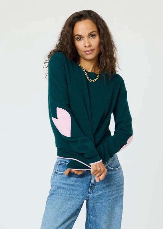 Sleek Performance Kerri Rosenthal Patchwork Cashmere Sweater