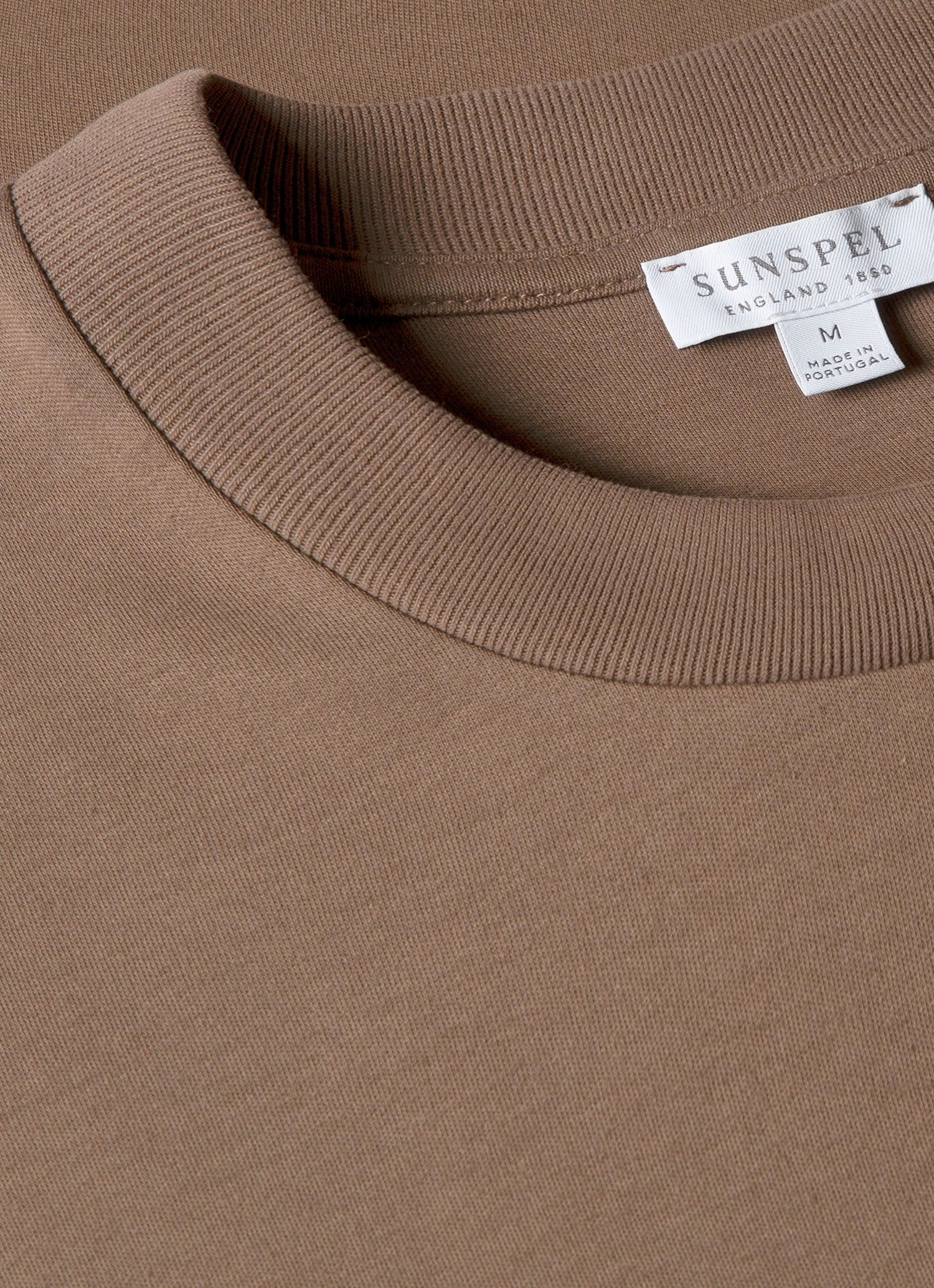 spandex blend Men's Relaxed Fit Heavyweight T-shirt in Bark