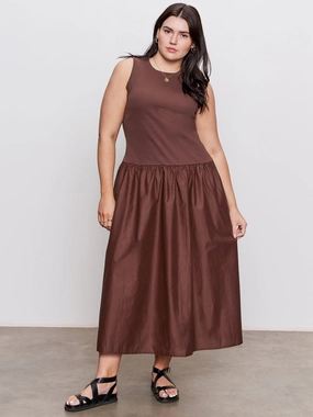 CreaseRecovery Texture Take Me Away Midi Dress Mesa Extended Sizing Take Me Away Midi Dress Mesa Extended Sizing Brunch Glow